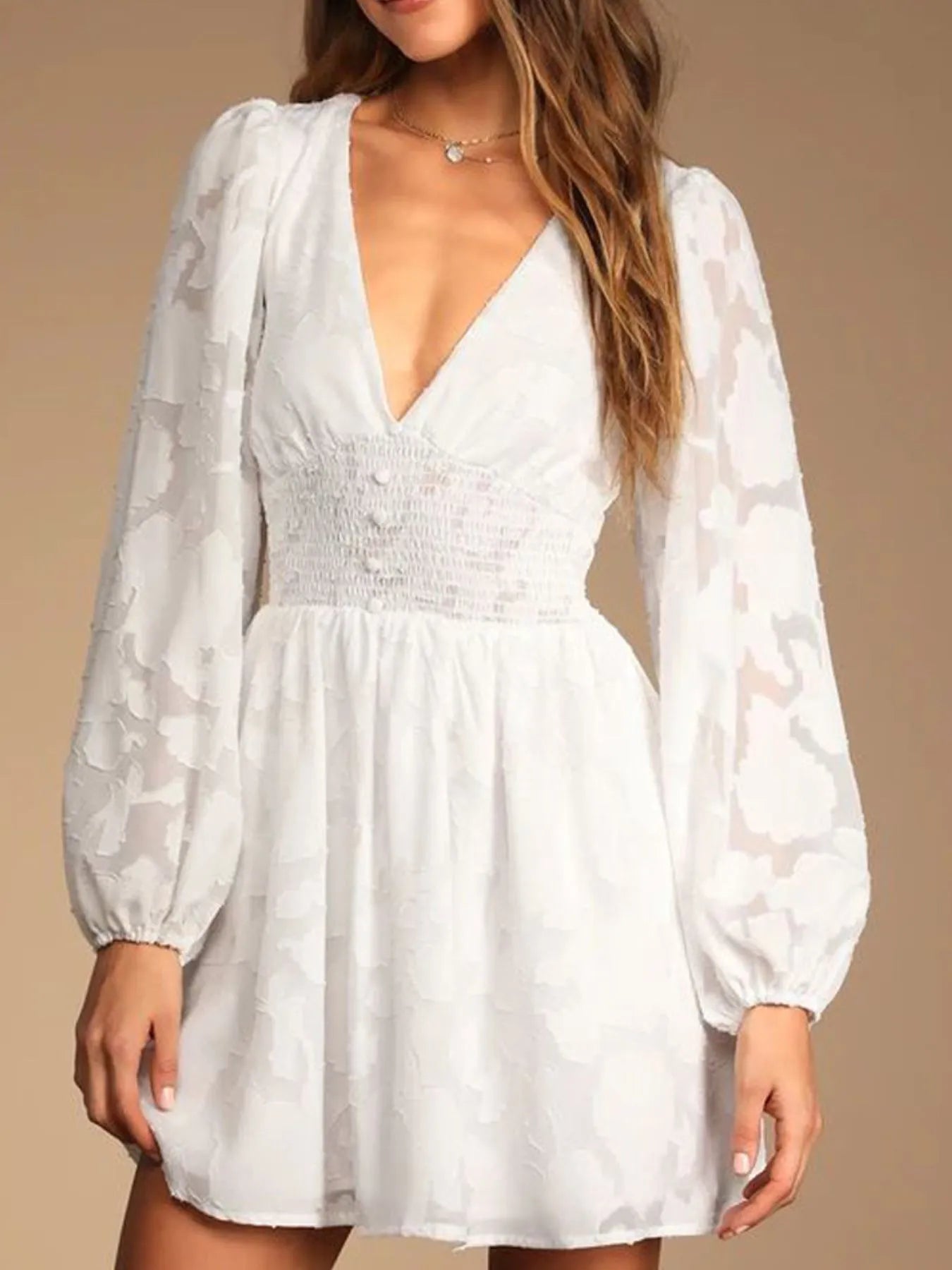 Split Asymmetrical Neck Midi Dress - Slit.