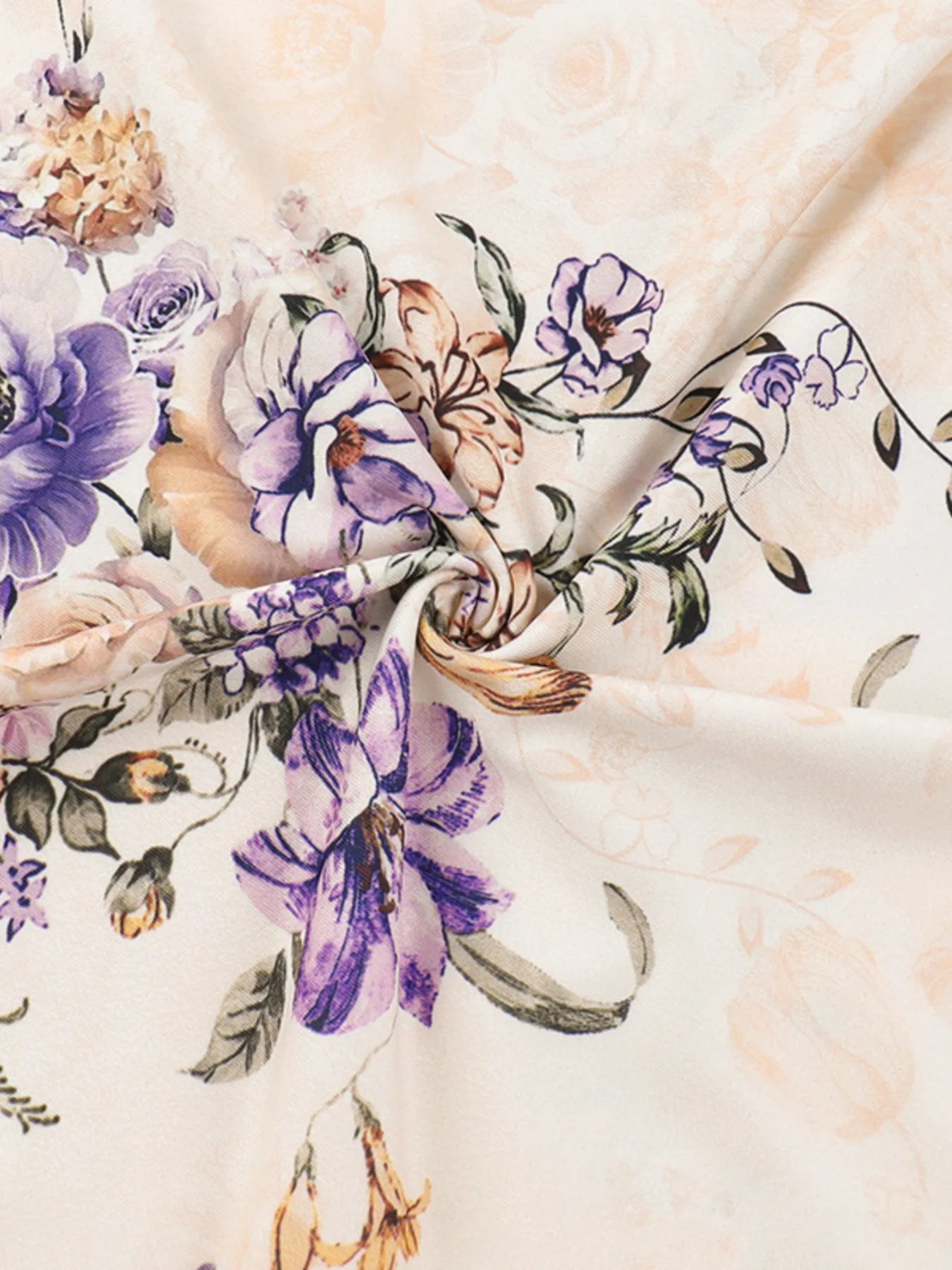 Floral Print Cami Dress with Side Slit.