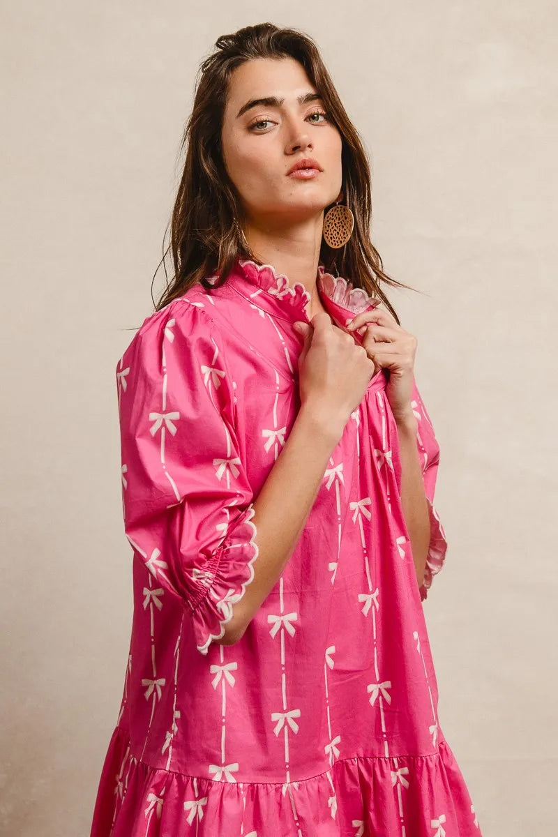 Hyfve Round Neck Bodycon Ribbed Knit Dress - Moderate Stretch.