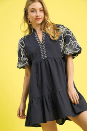 Tiered Lace Up Spaghetti Straps Maxi Dress - Smocked.