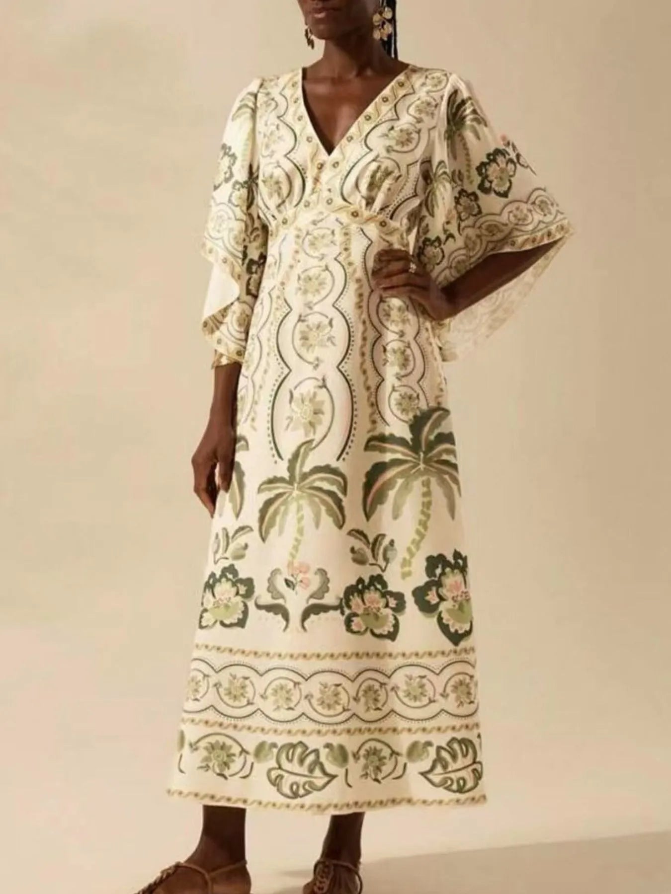 Devine Plunge Sleeveless Maxi Dress - Basic.