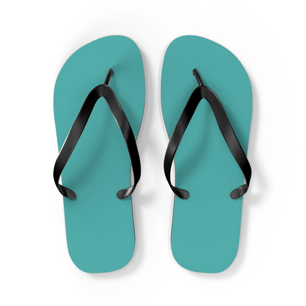 Medium Teal Flip Flops