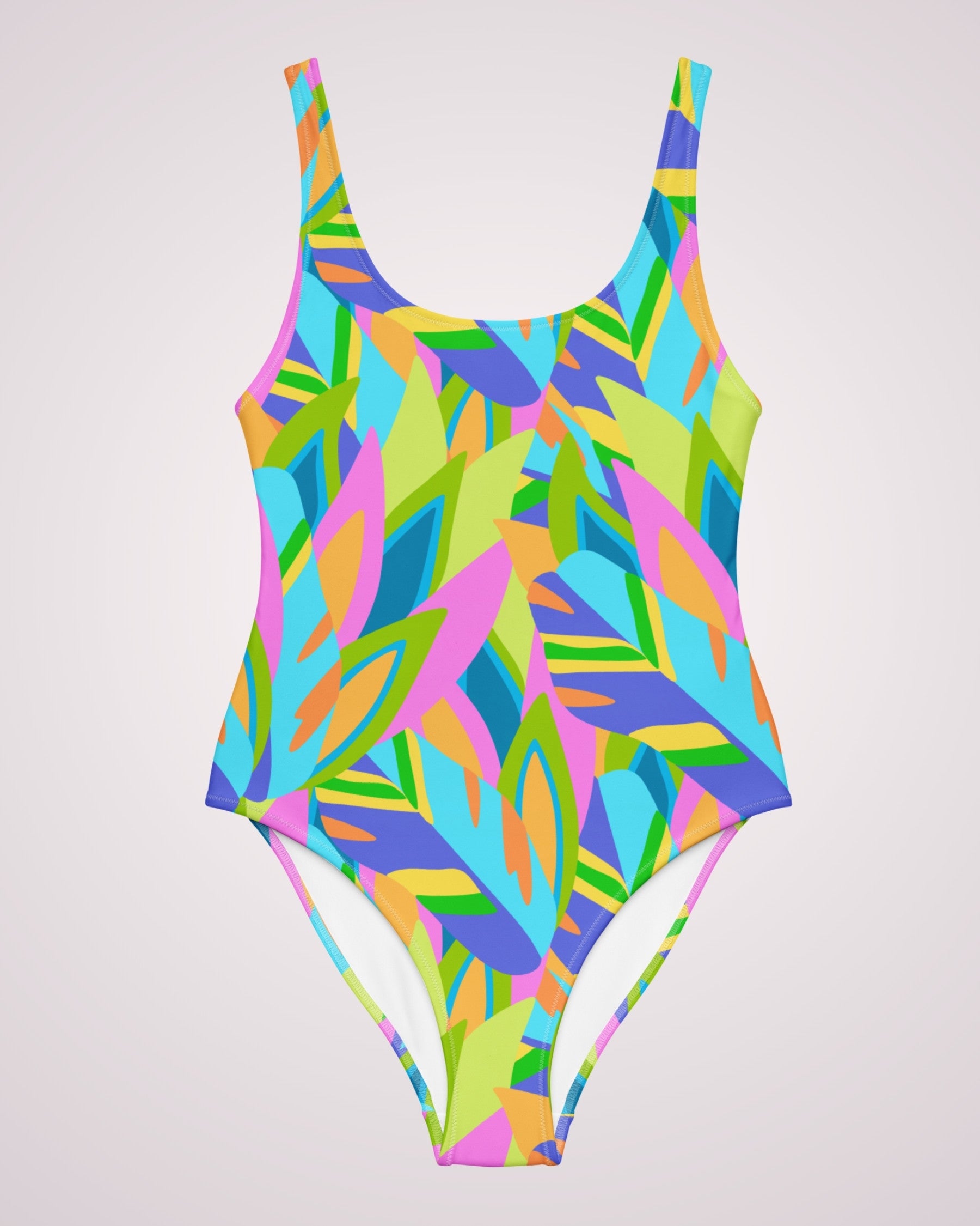One-piece Swimsuit - Colorful Abstract IX