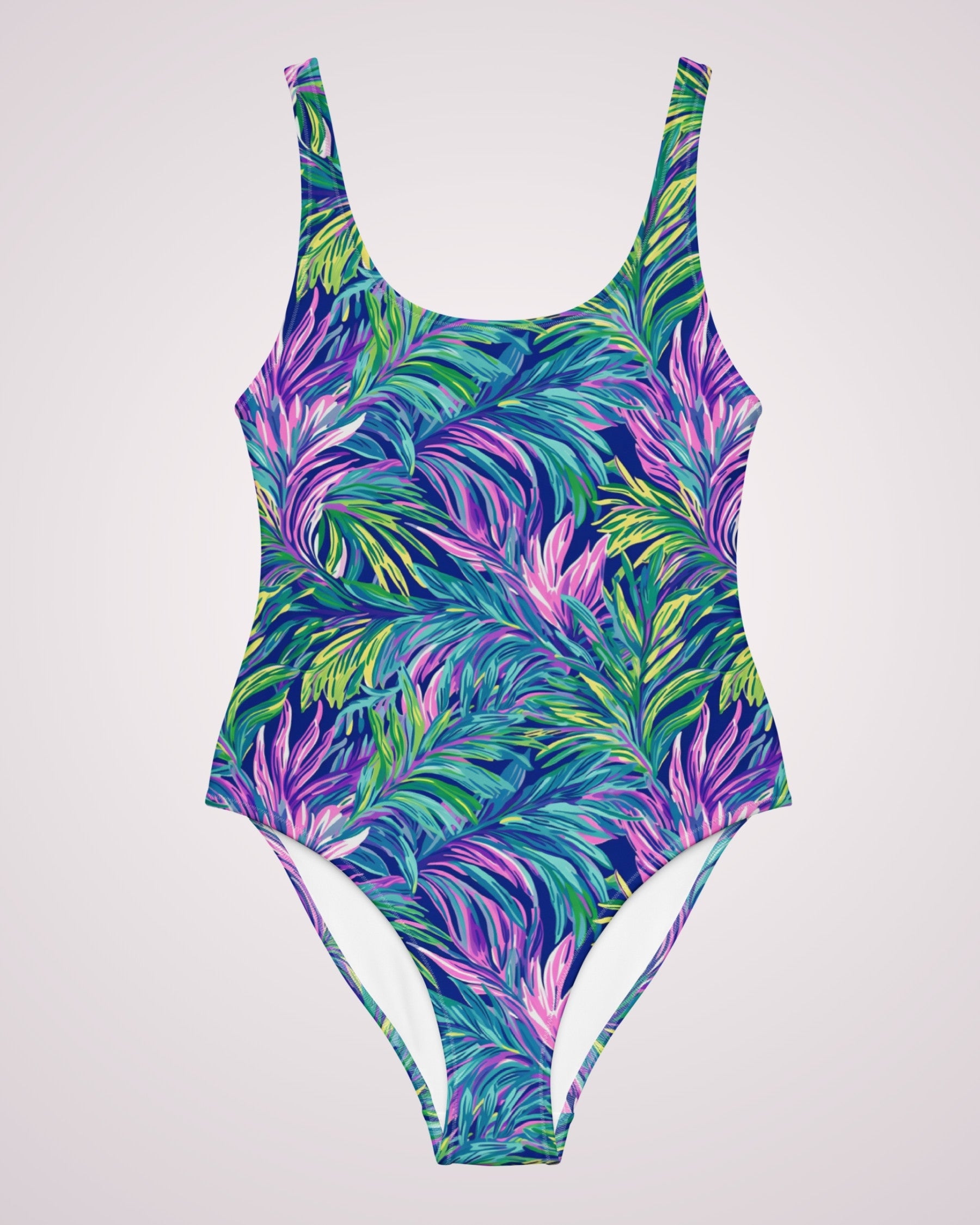 One-piece Swimsuit - Tropical Palms IV