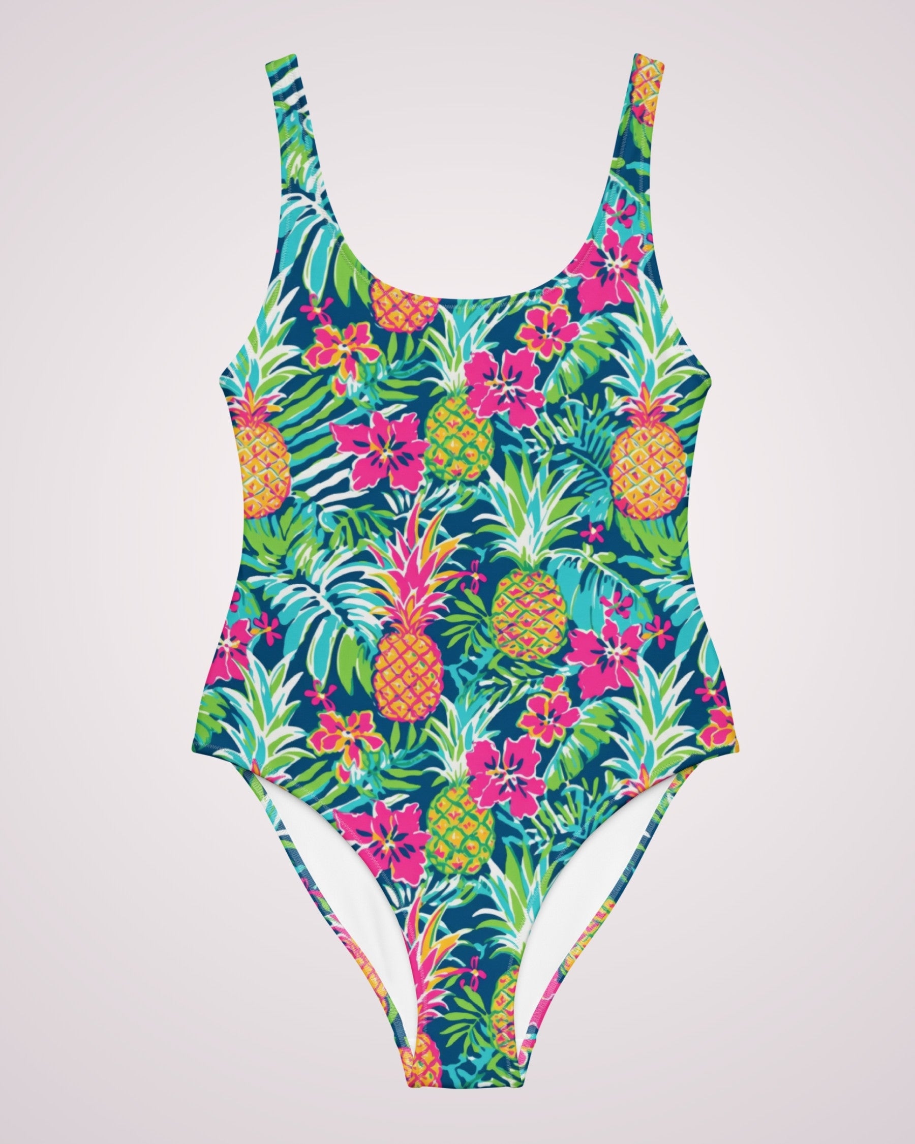 One-piece Swimsuit - Pineapples VI