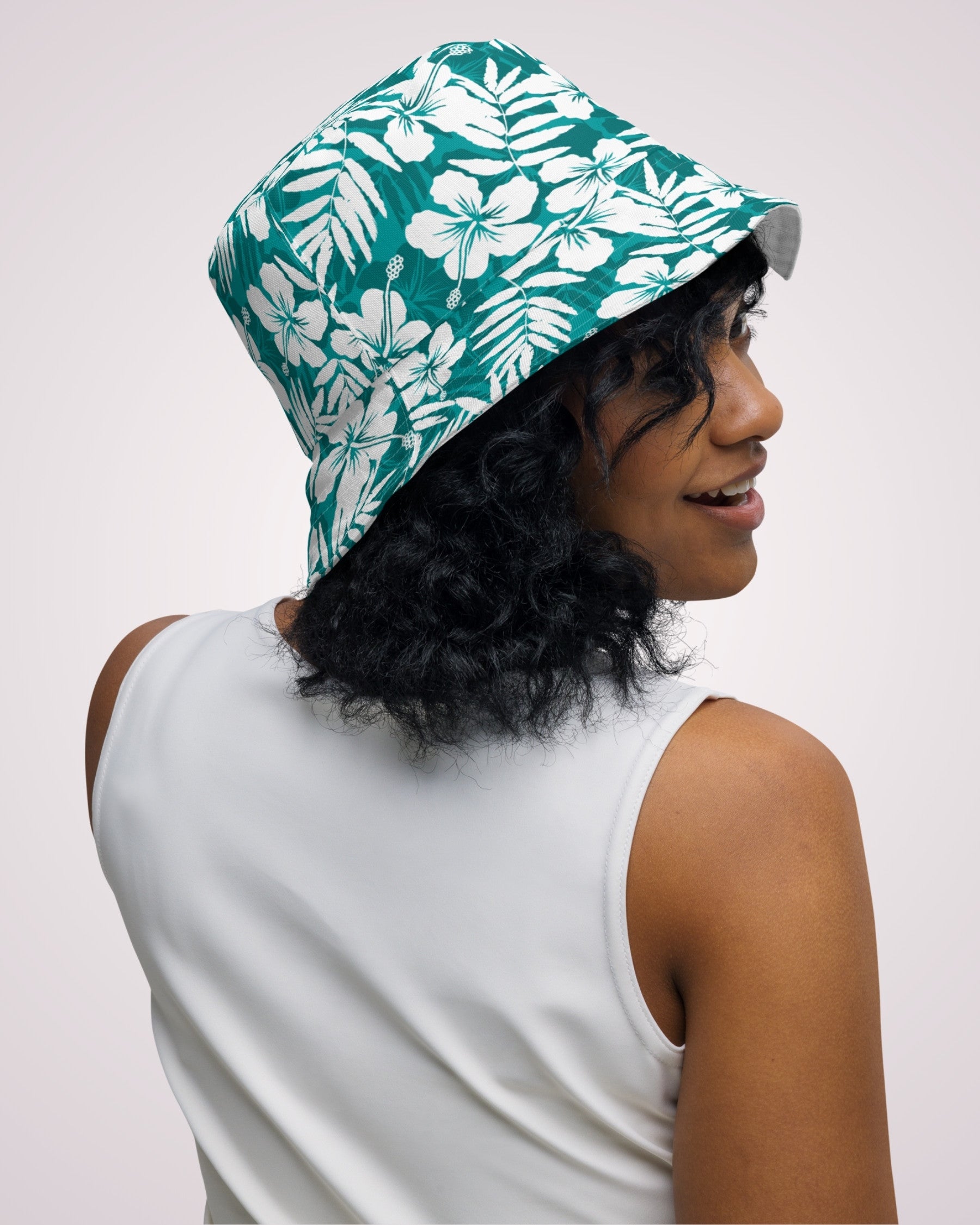 Reversible Bucket Hat - Hawaiian Tropix II