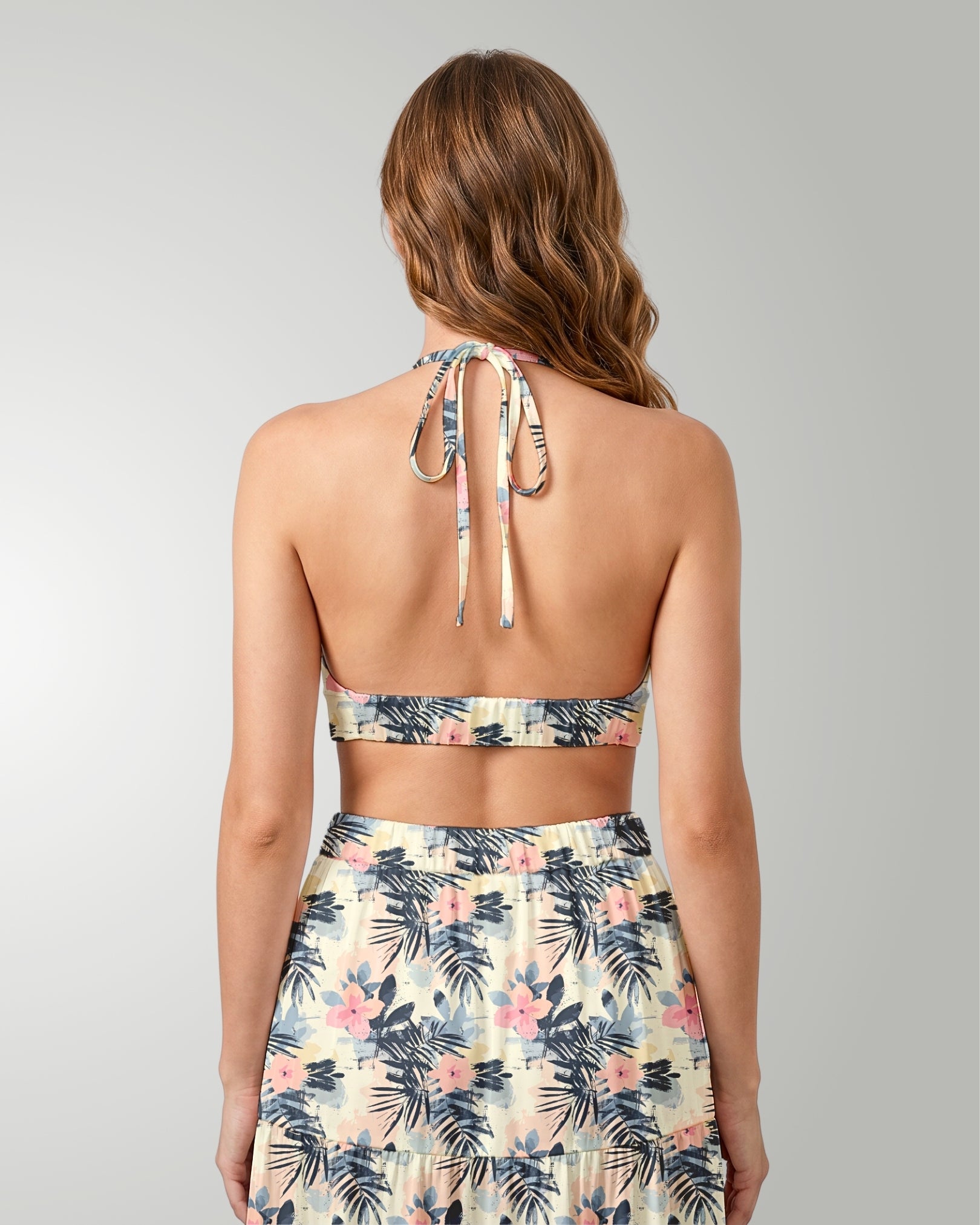 Two-Piece Skirt Set - Coastal Dreams