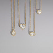 18K Gold-Plated Stainless Steel Pendant Necklace
