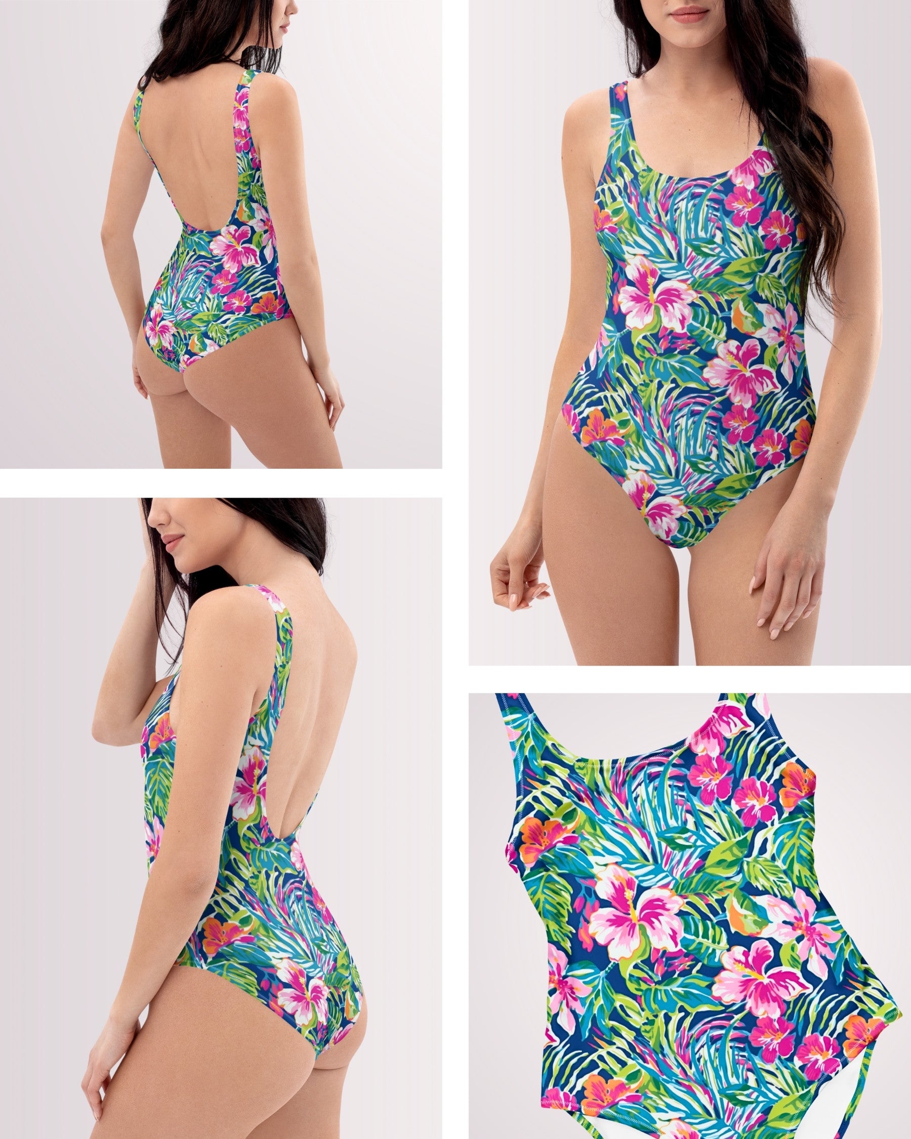One-piece Swimsuit - Tropical XIX