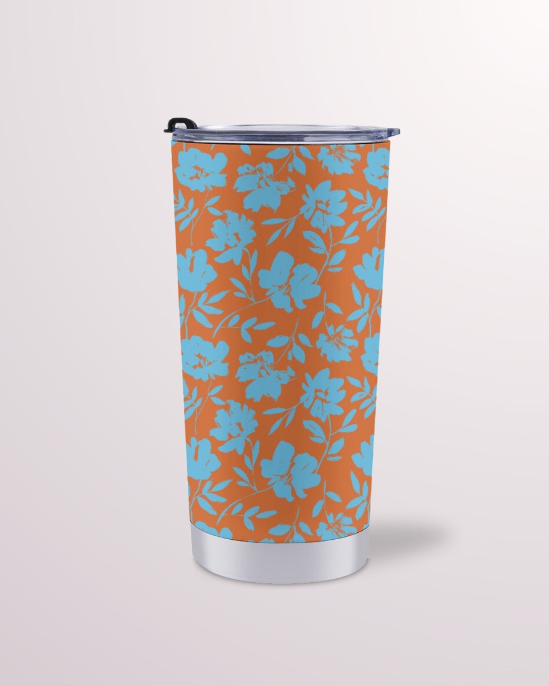 Orange Blue 20oz Tropical Travel Mug