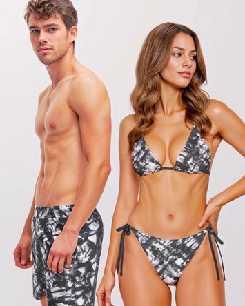 Couples Matching Swimsuits - Grunge I