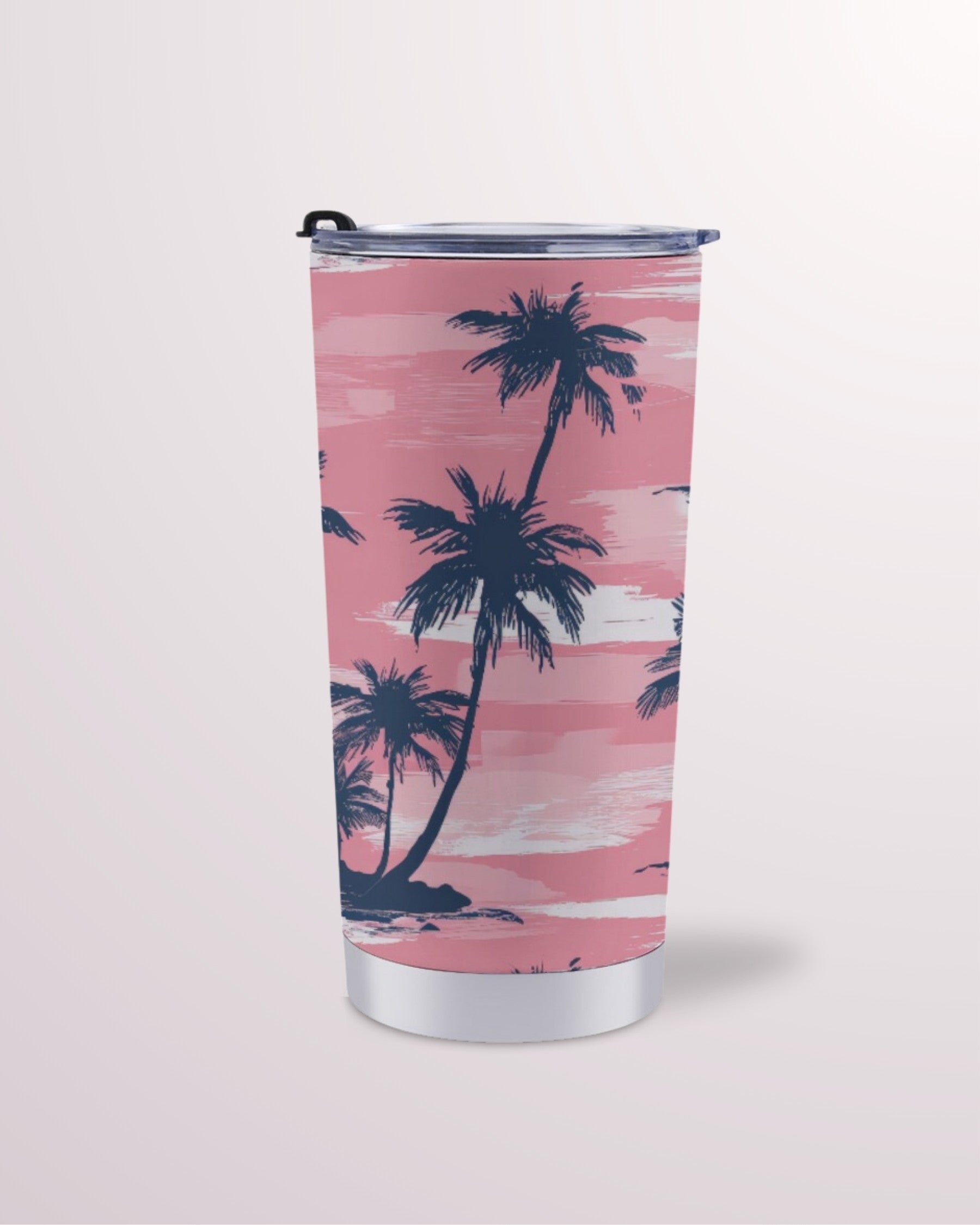 Pink Tropical III 20oz Travel Mug