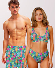 Couples Matching Swimsuits - Pineapples VI
