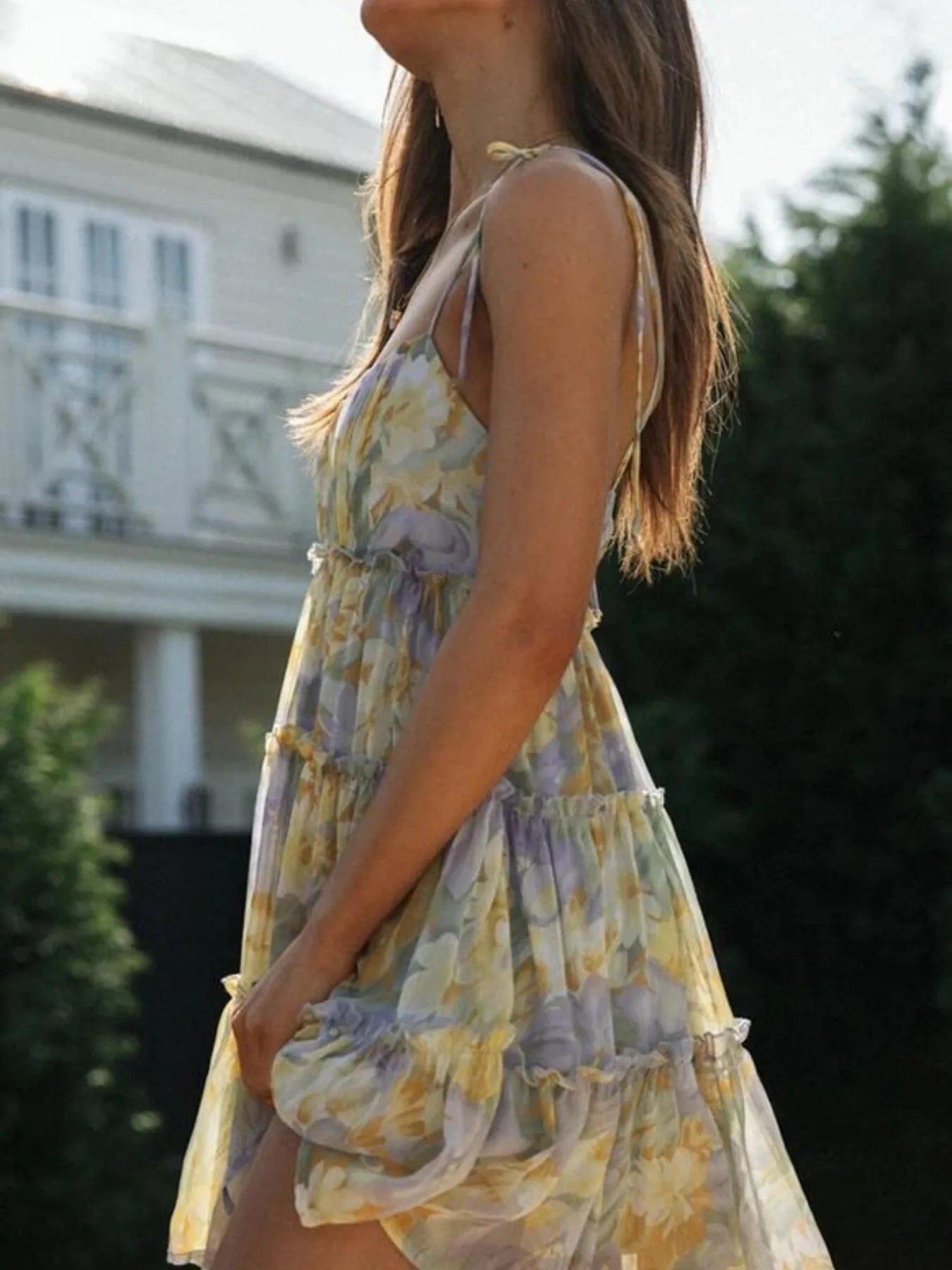 Printed Tube Maxi Dress - Basic.