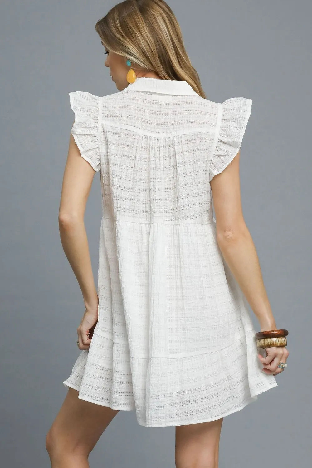 Ruffle Hem Cami Mini Dress - Ruched & Frill.
