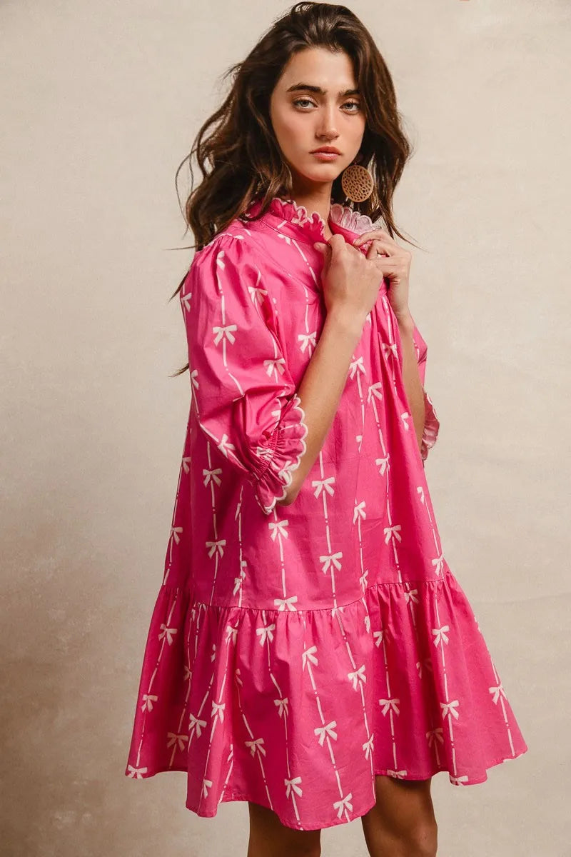 Hyfve Round Neck Bodycon Ribbed Knit Dress - Moderate Stretch.