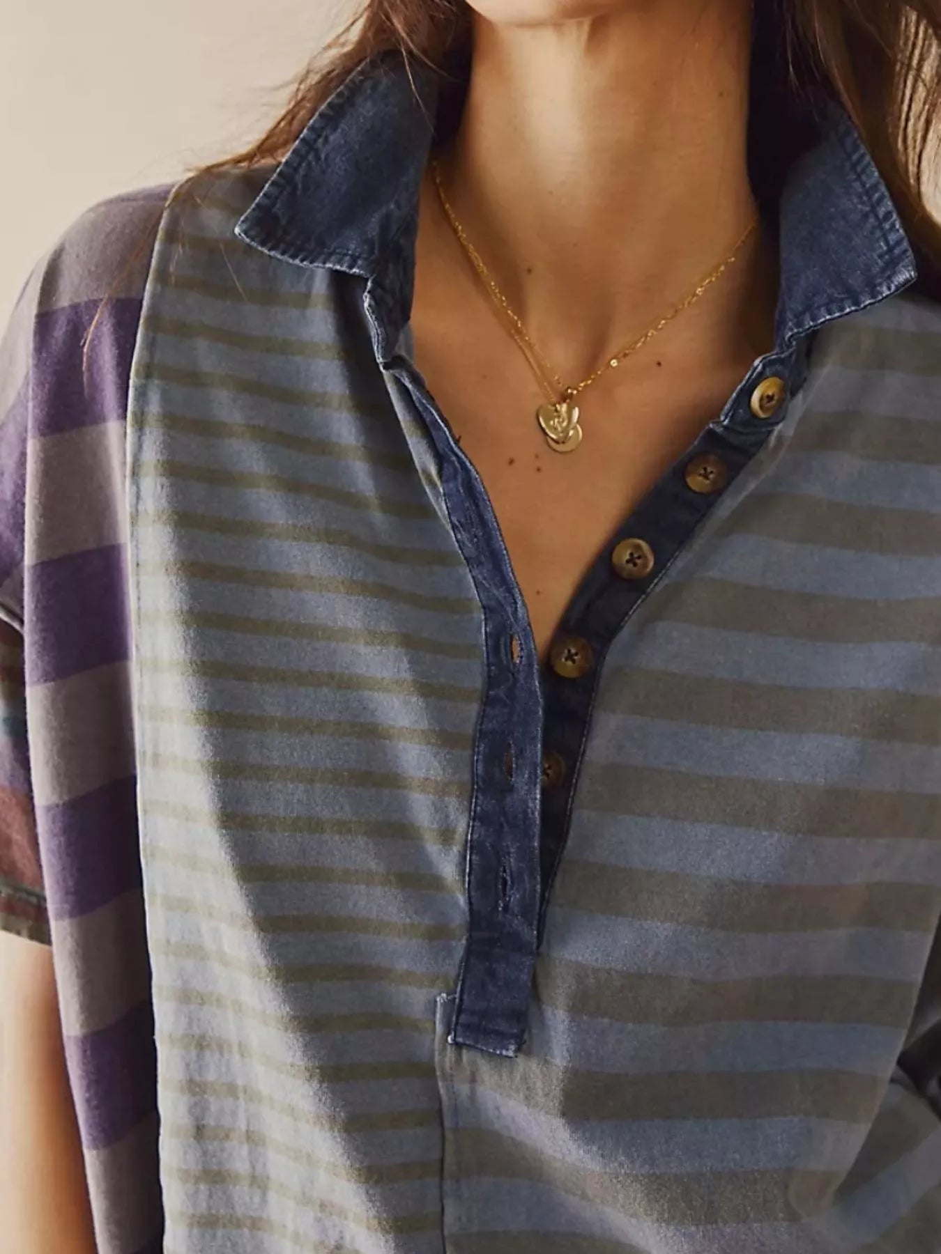 Surplice Lace Long Sleeve Mini Dress - Semi-Sheer.