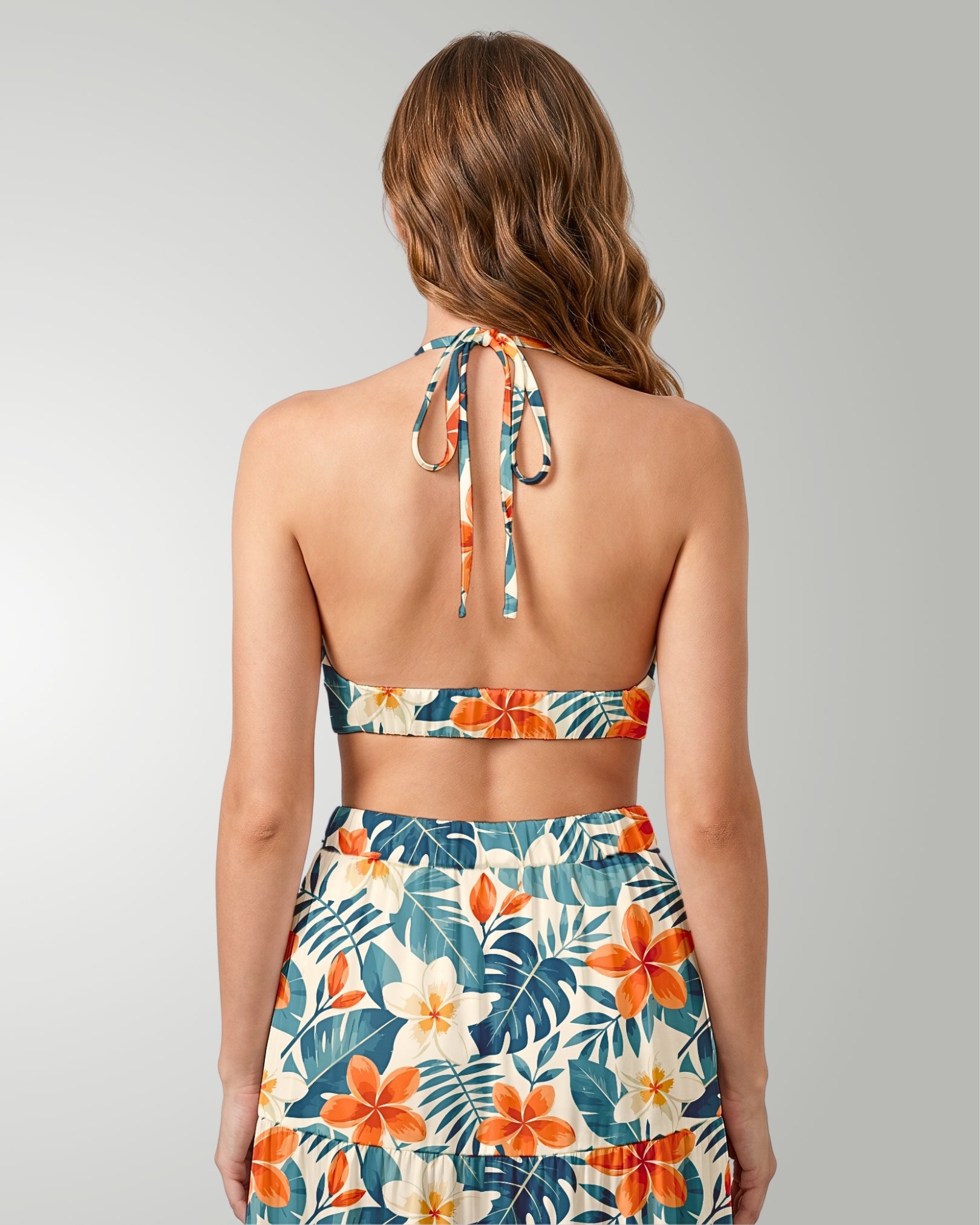 Two-Piece Skirt Set - Botanical Cove