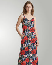Maxi Slip Dress - Luau Serenade