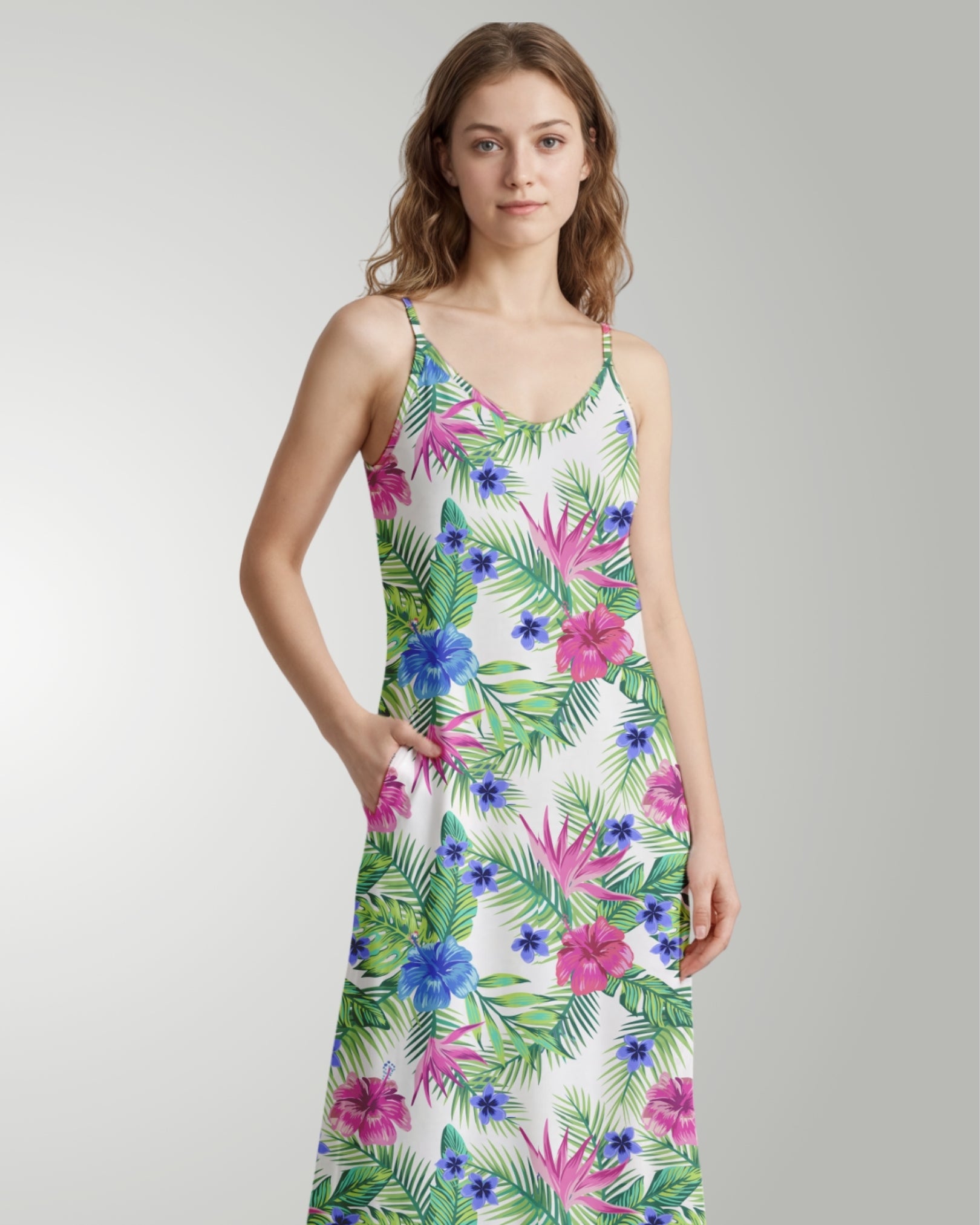 Maxi Slip Dress - Costa Playa