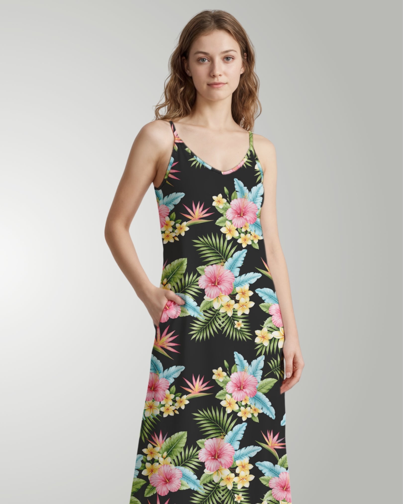 Maxi Slip Dress - Lost in Paradise