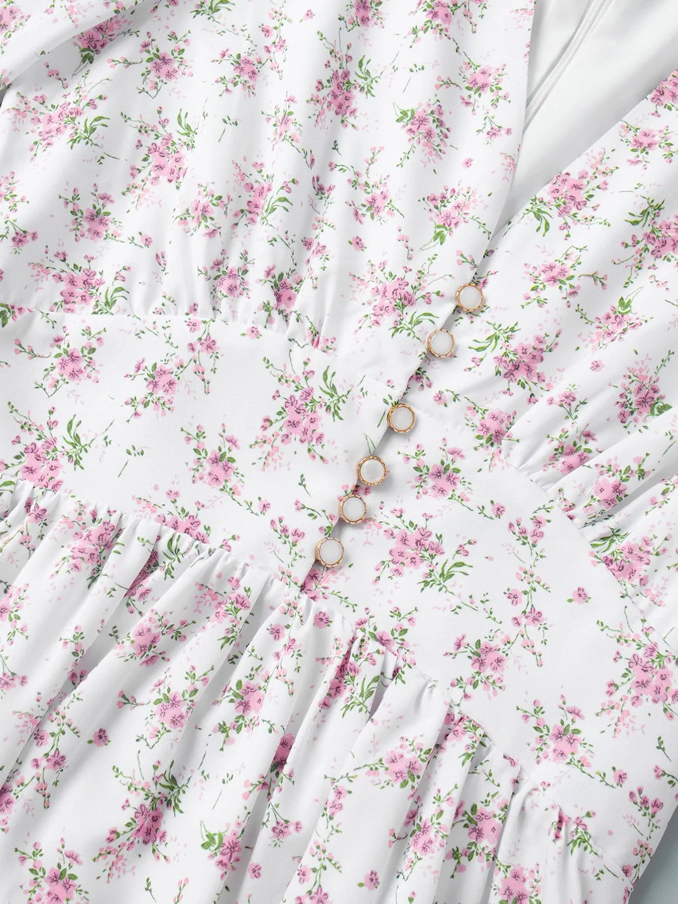 Floral Print Bodycon Cami Dress with Lace Trim.