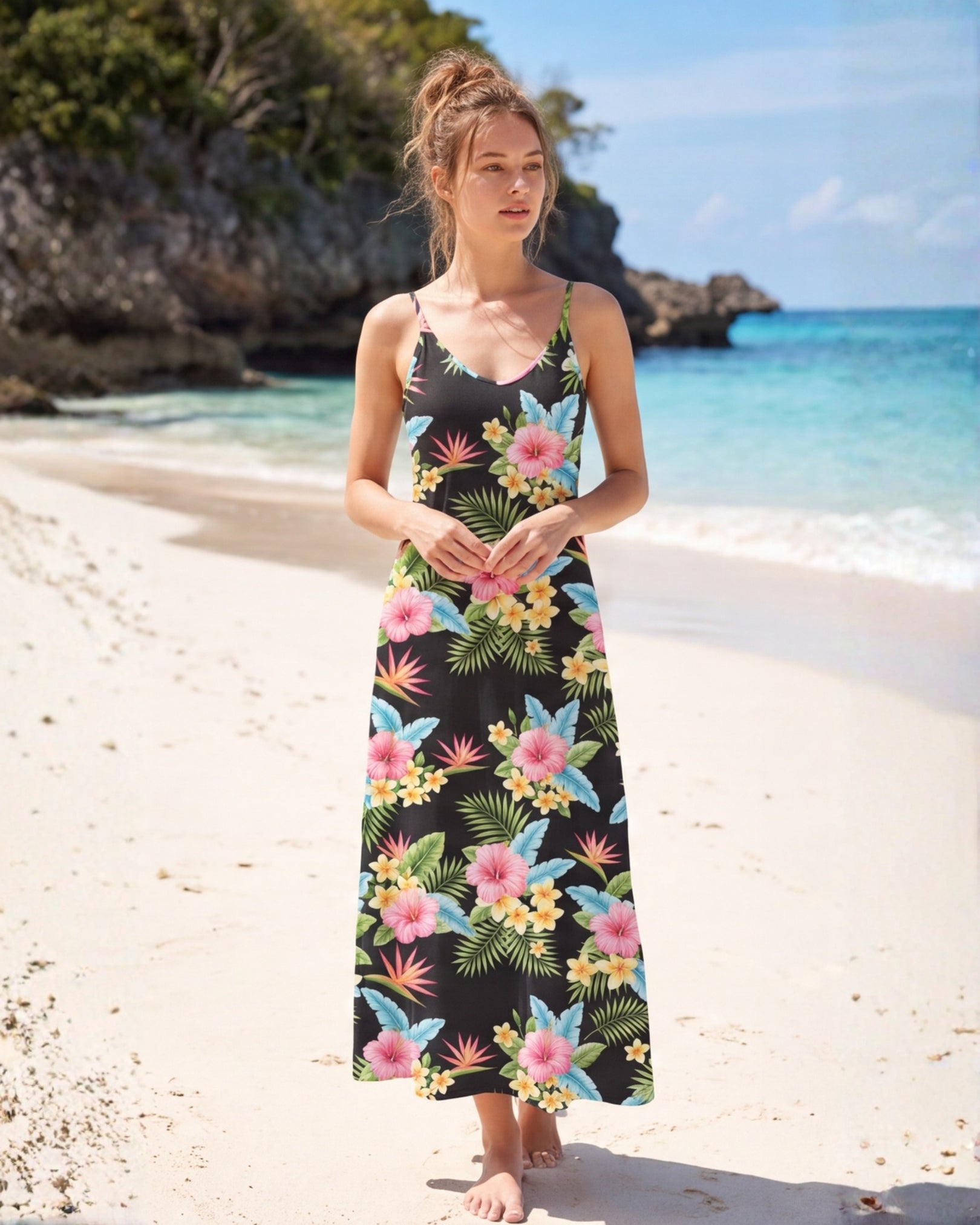 Maxi Slip Dress - Lost in Paradise