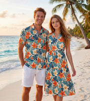 Matching Couples Outfits - Botanical Cove