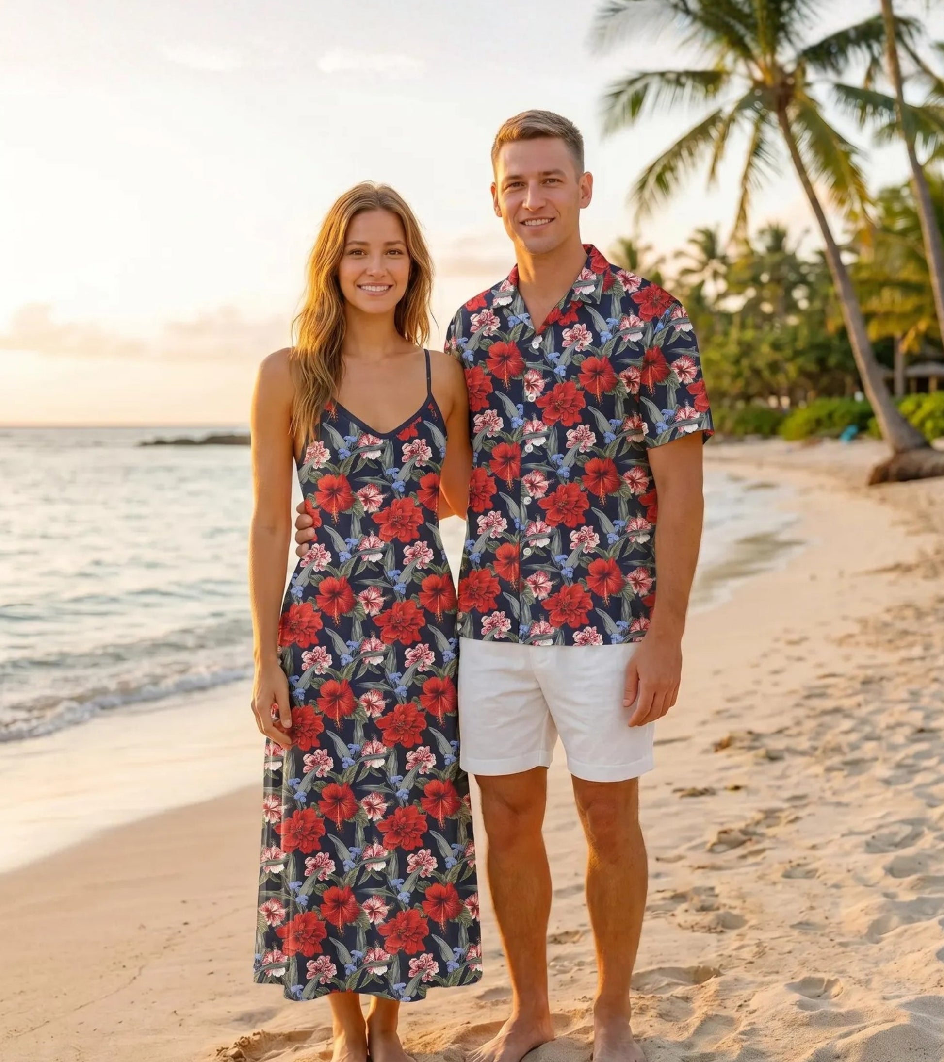 Matching Couples Outfits - Luau Serenade