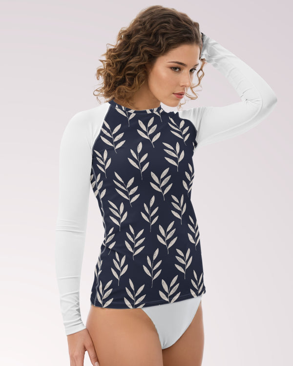 Daphne Long Sleeve Rash Guard Top