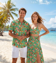 Matching Couples Outfits - Tropical Melody