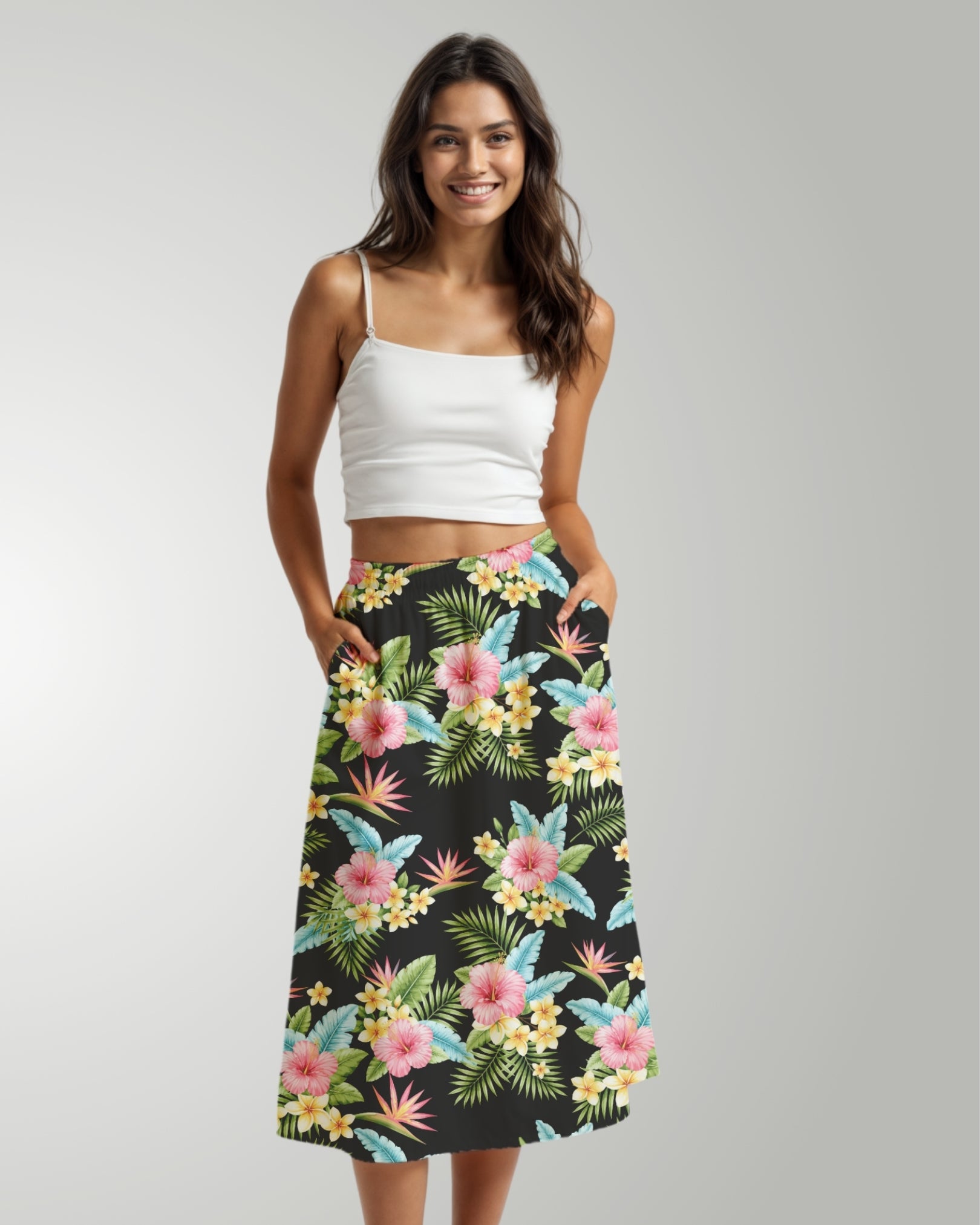 Midi Skirt - Lost in Paradise