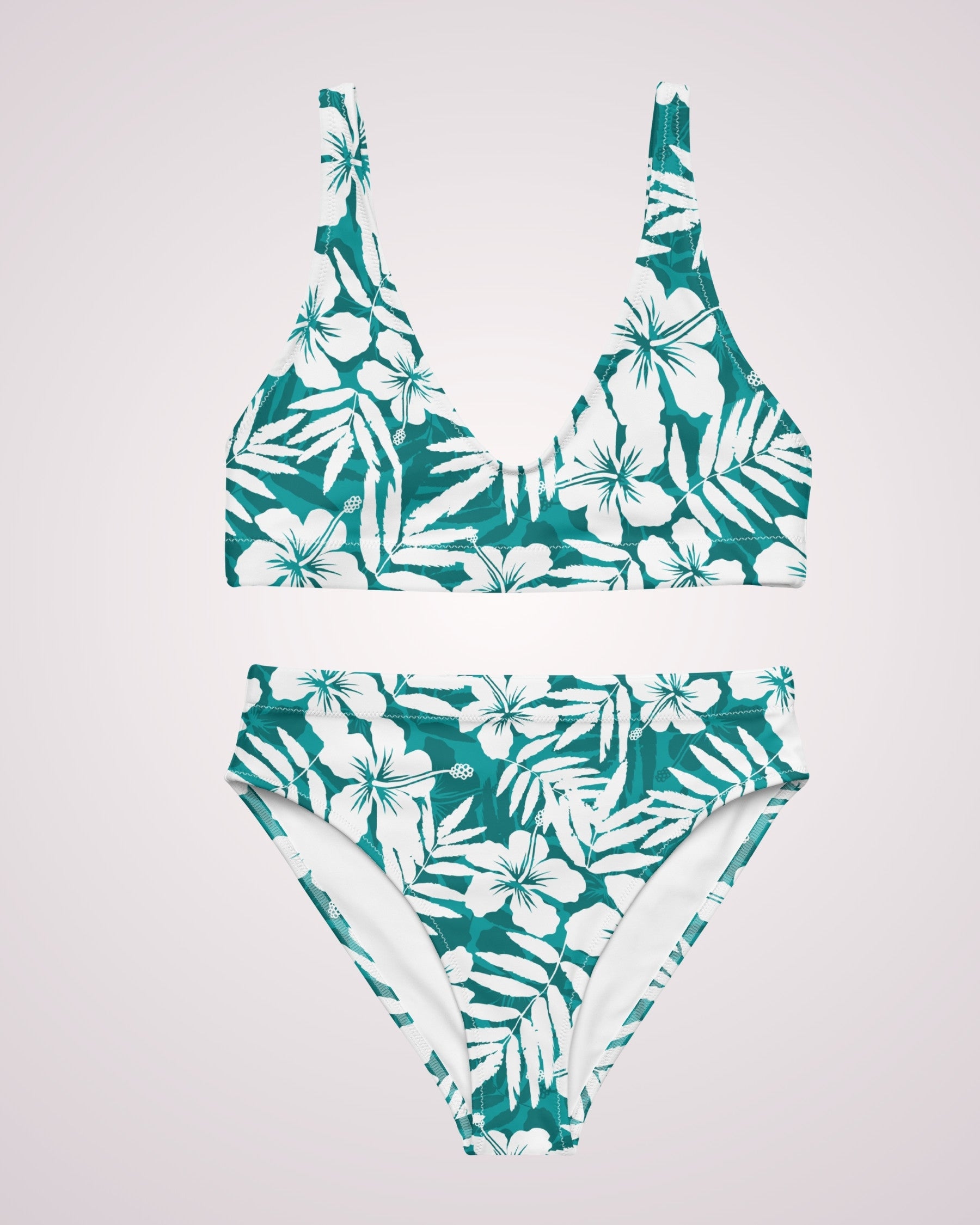 High Waist Bikini - Hawaiian Tropix II