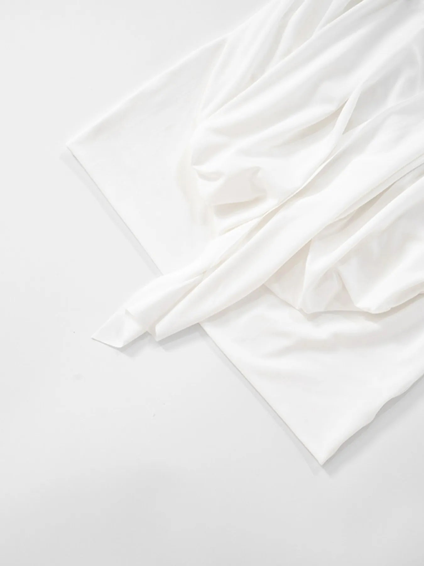 Ruched One-Shoulder Mini Dress - Tied & Asymmetrical.