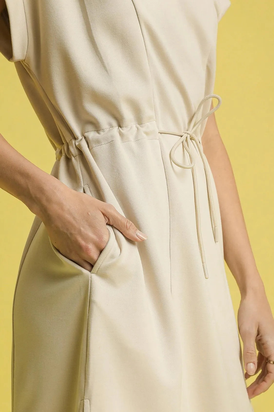 Side Slit Striped Tube Dress - Basic.