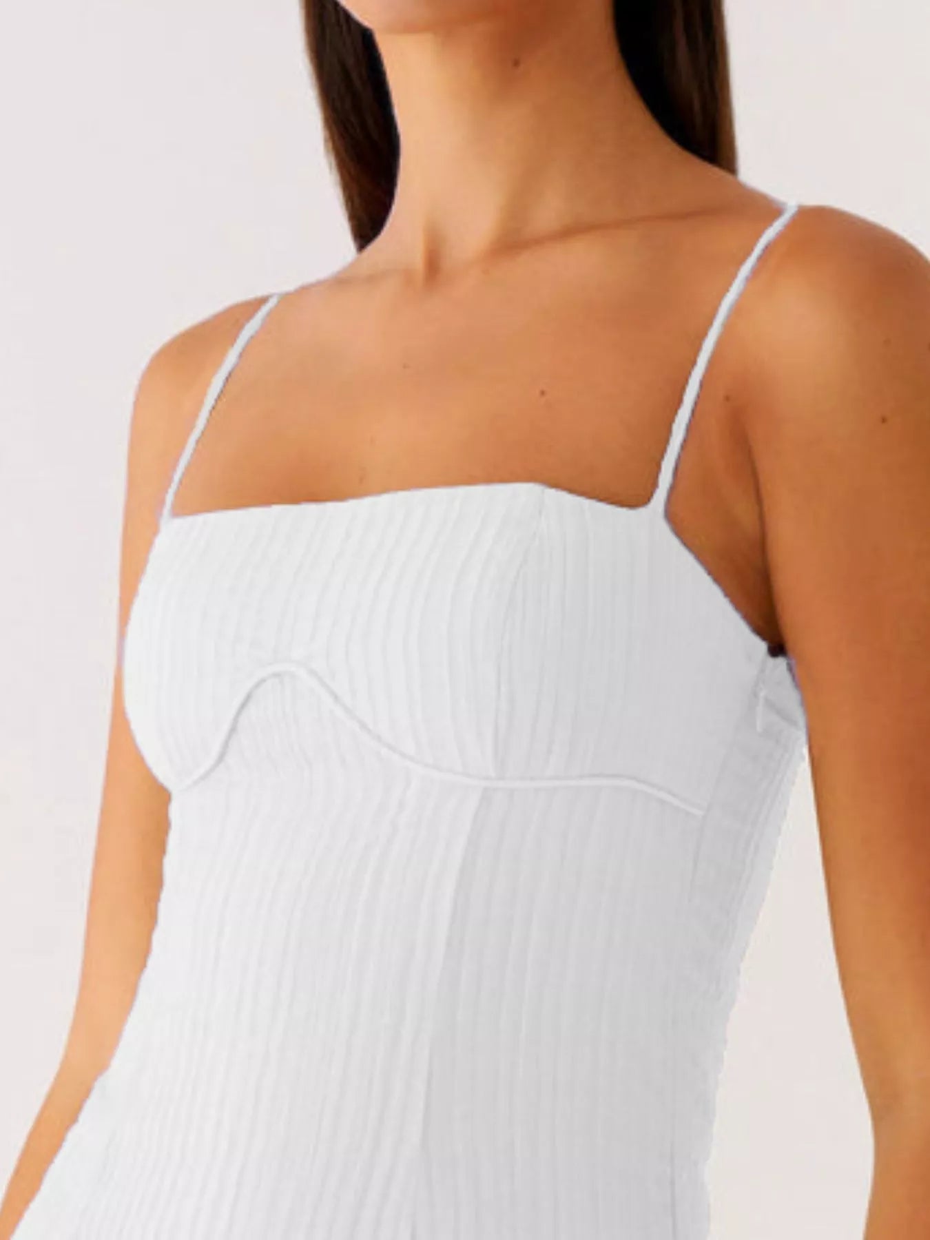 Ruffle Sleeve V-Neck Tiered Midi Dress - Smocked.