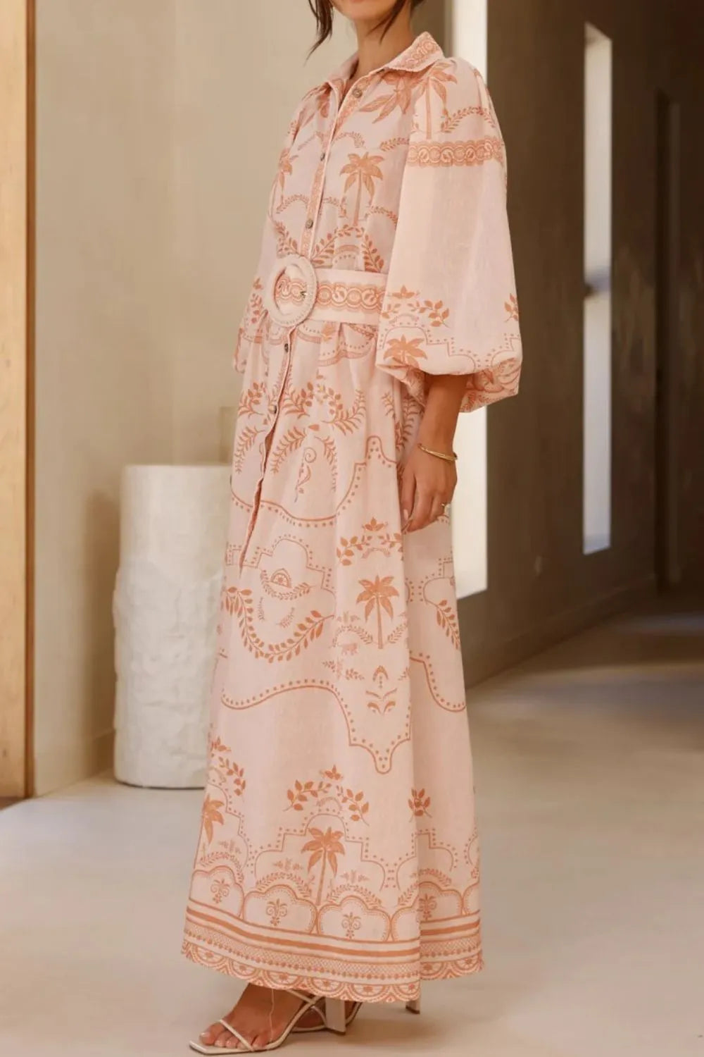 Printed Bodycon Cami Dress - Basic.