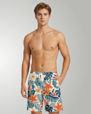 Mens Beach Shorts - Botanical Cove