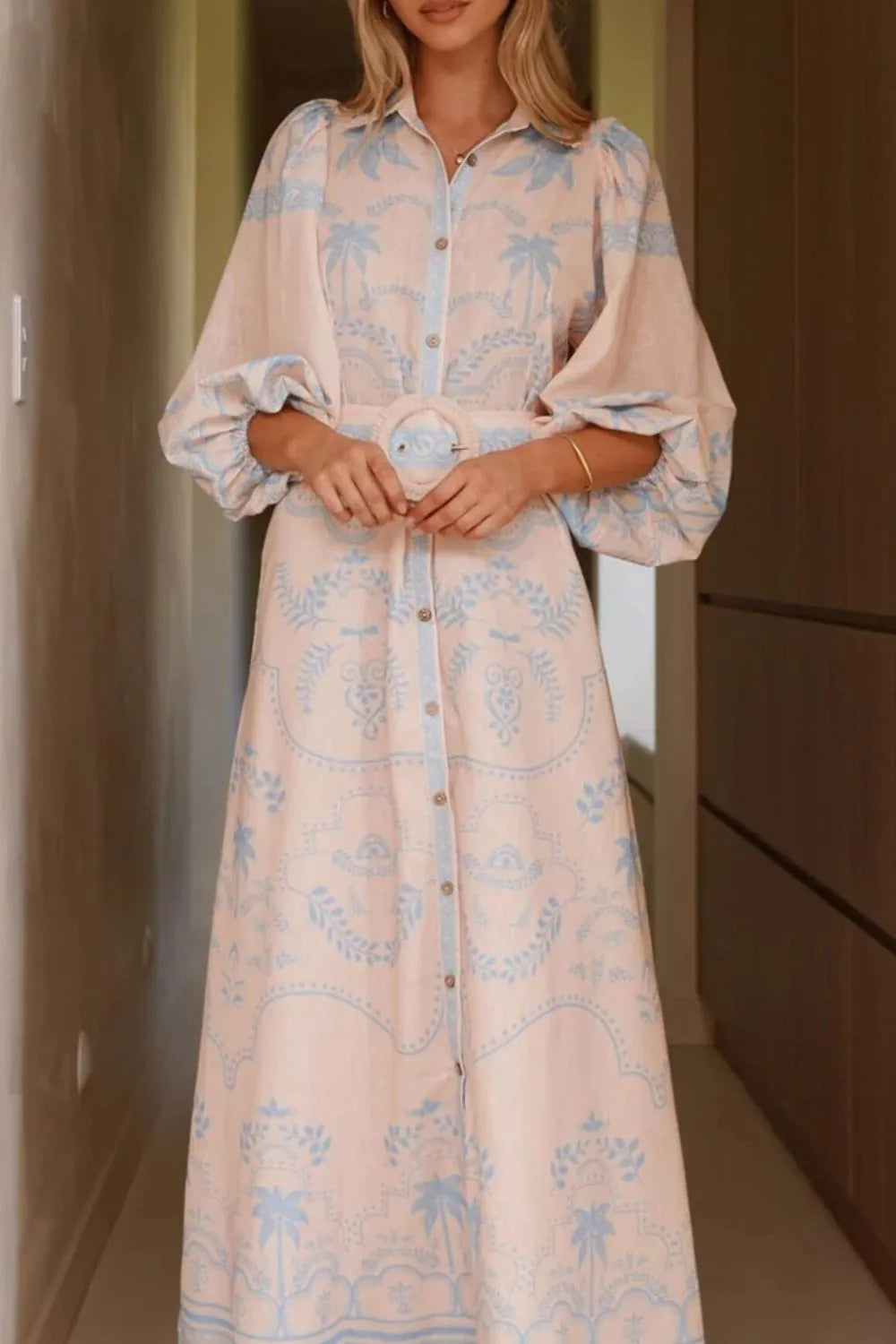 Printed Bodycon Cami Dress - Basic.