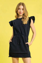 Metallic Leopard Print V-Neck Kimono Dress - Oversized.