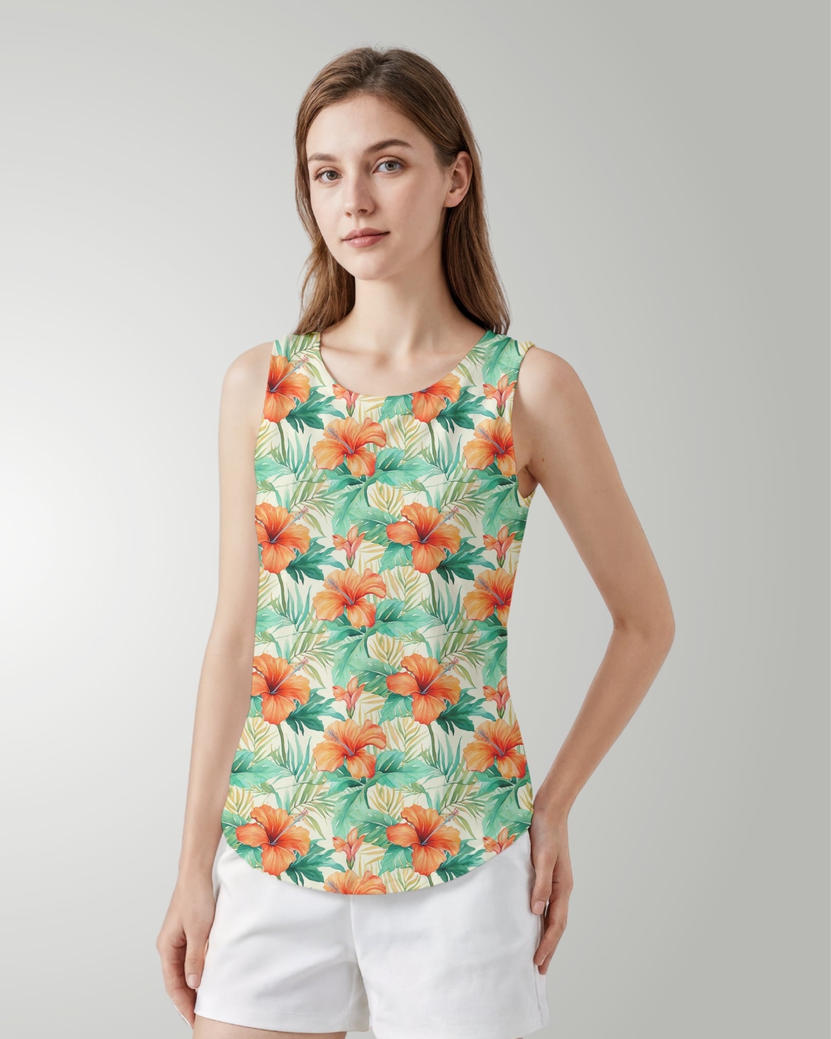 Womens Tank - Sunrise Lagoon