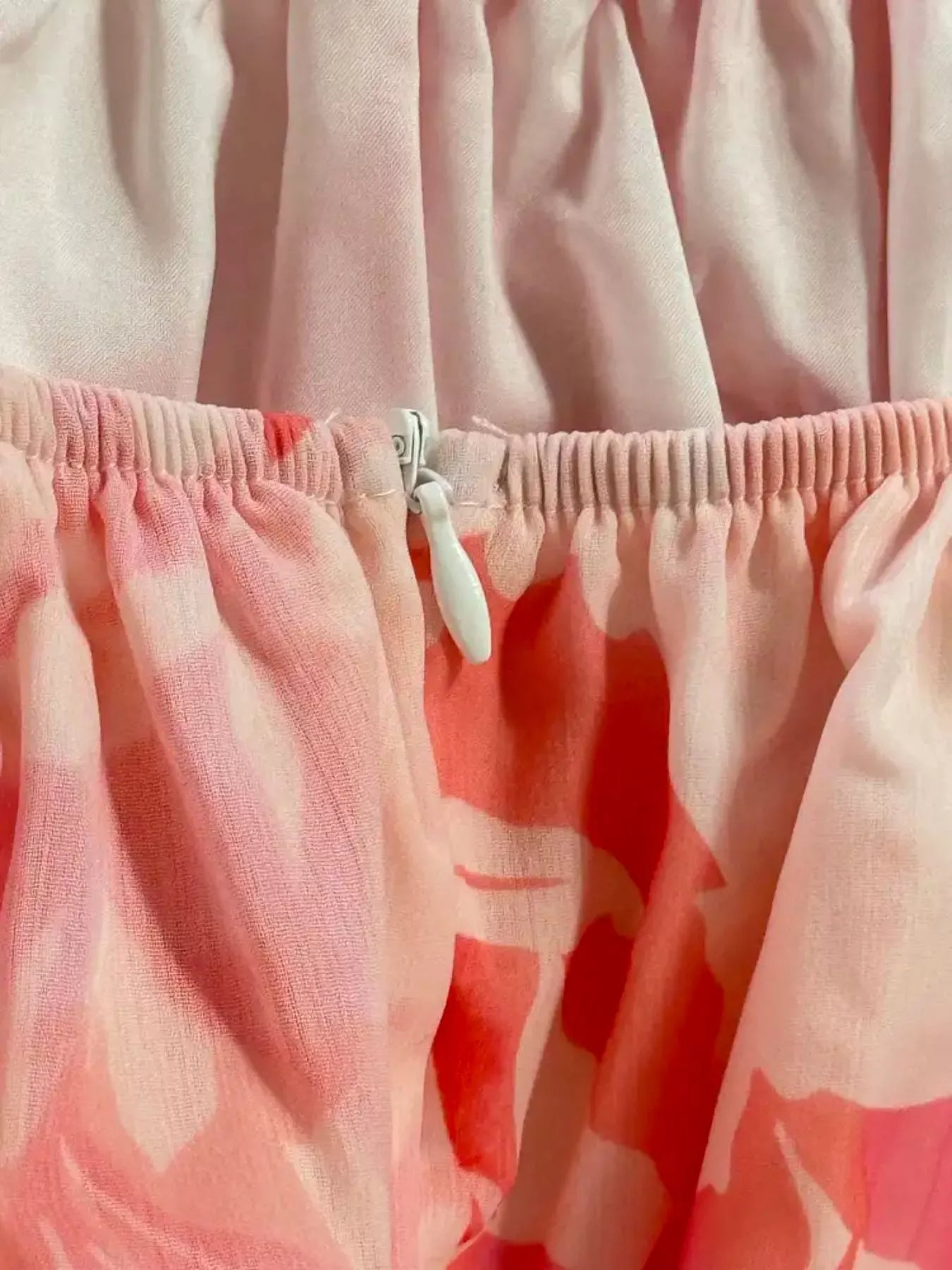 Printed Ruffled Sleeve Mini Dress with Pockets.