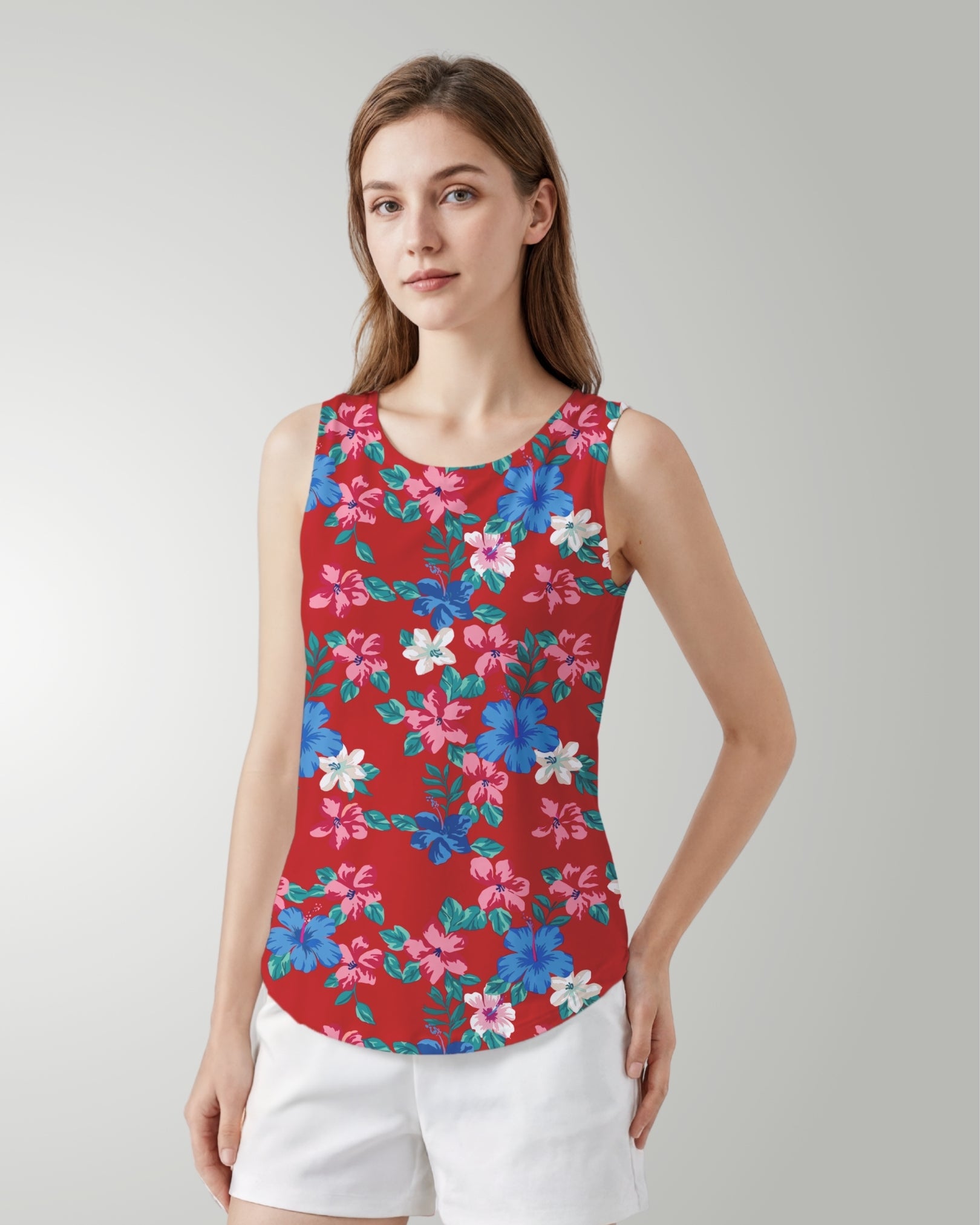 Womens Tank - Island Florals