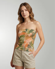 Tube Top - Peachy Palms