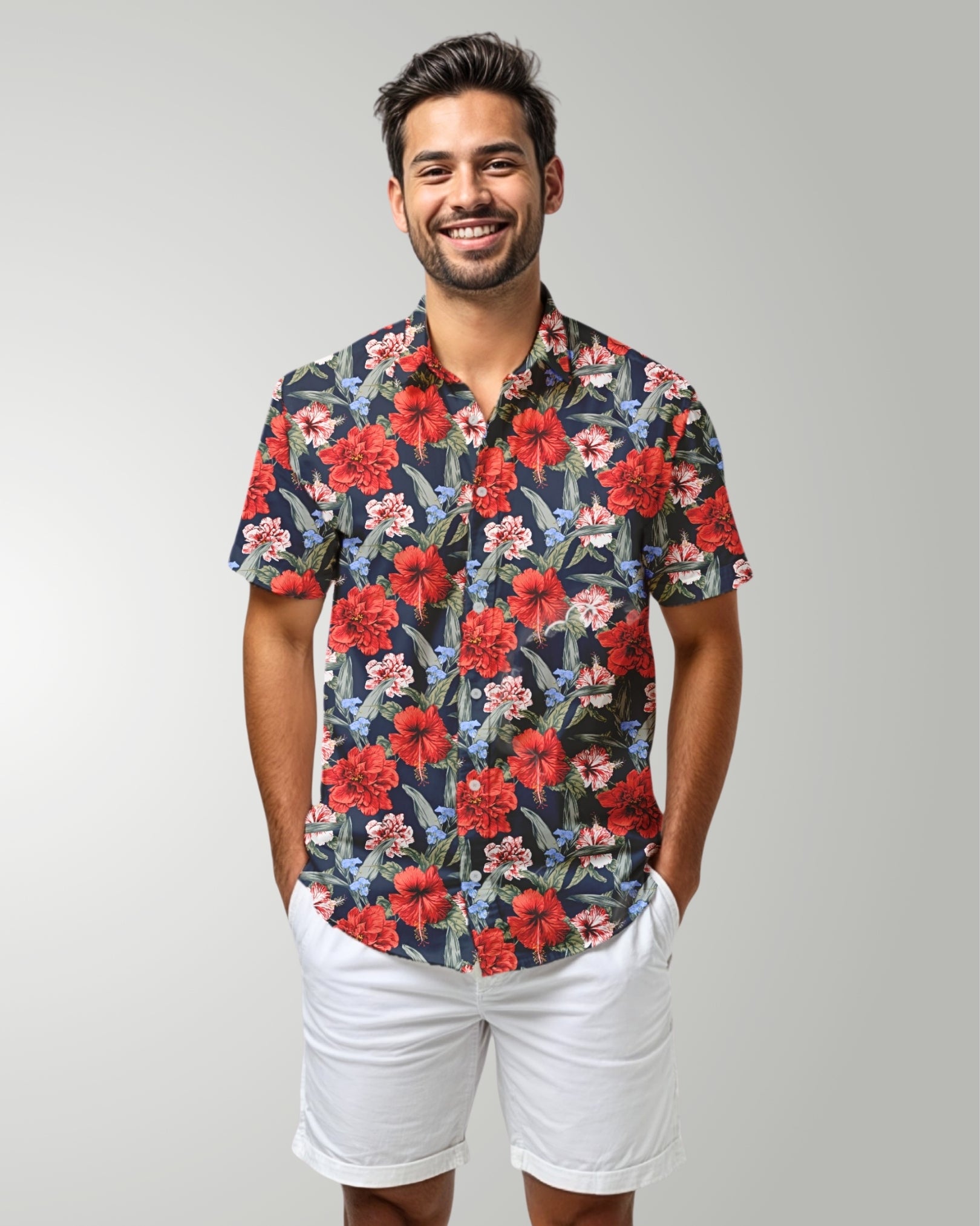 Mens Hawaiian Shirt - Luau Serenade