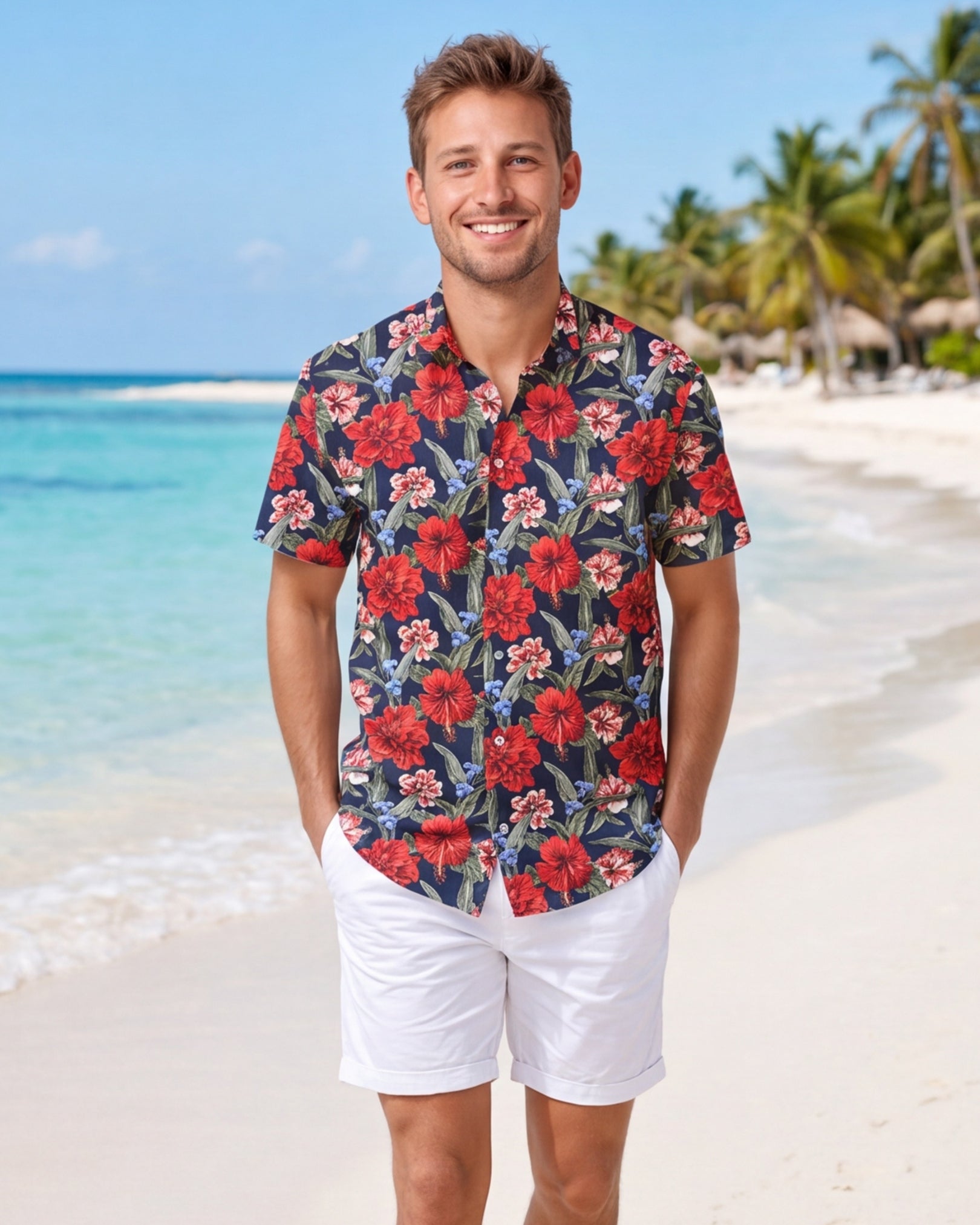 Mens Hawaiian Shirt - Luau Serenade