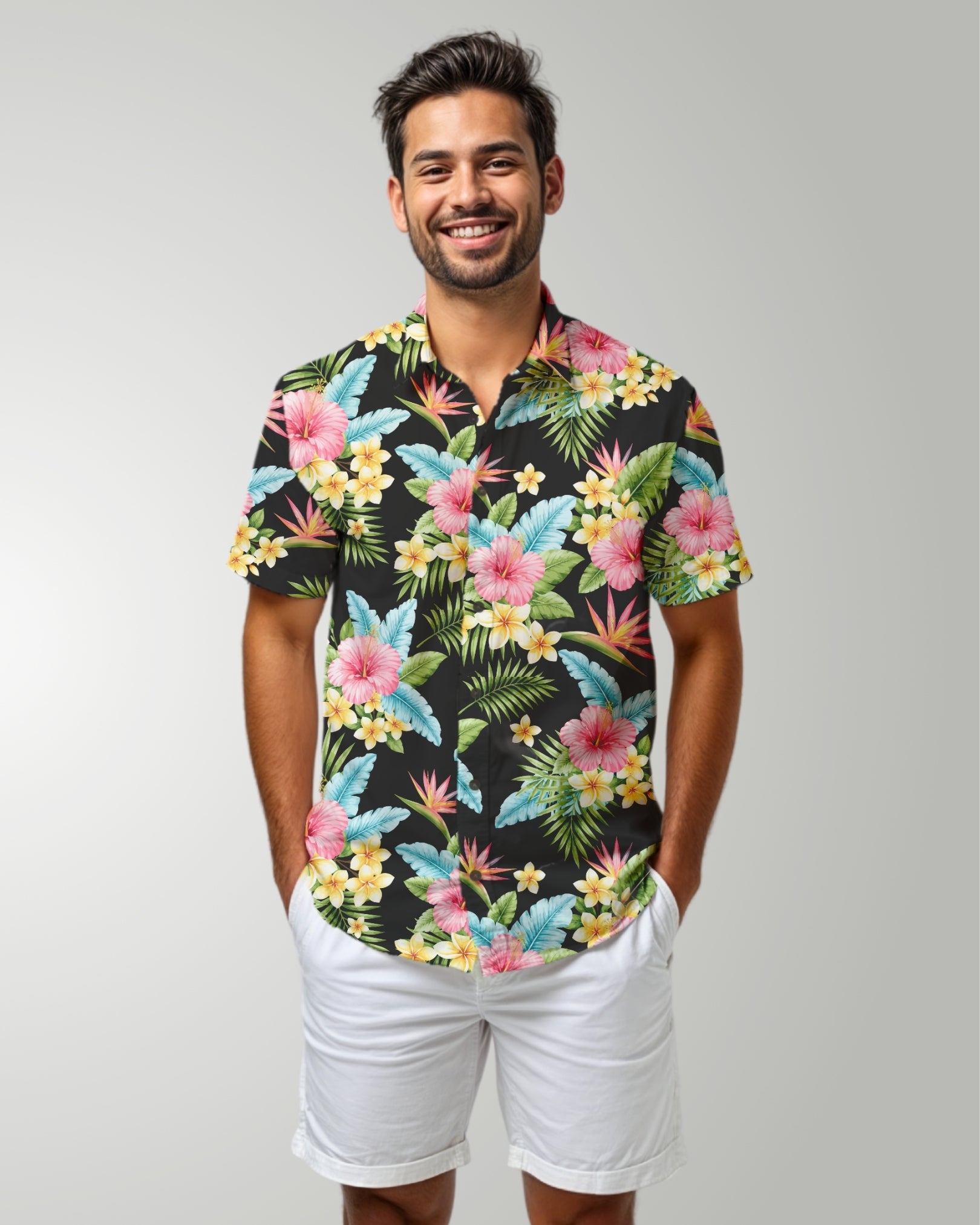 Mens Hawaiian Shirt - Lost in Paradise