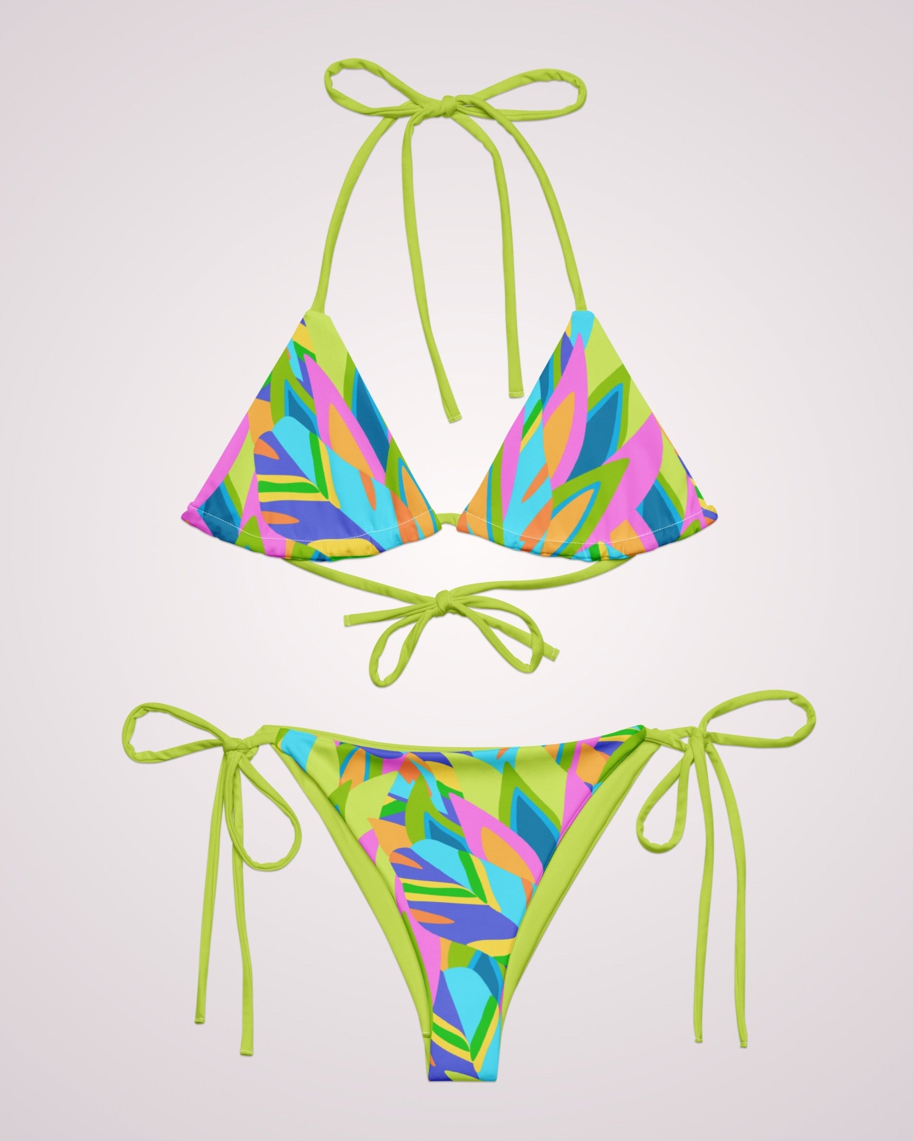 String Bikini - Colorful Abstract IX