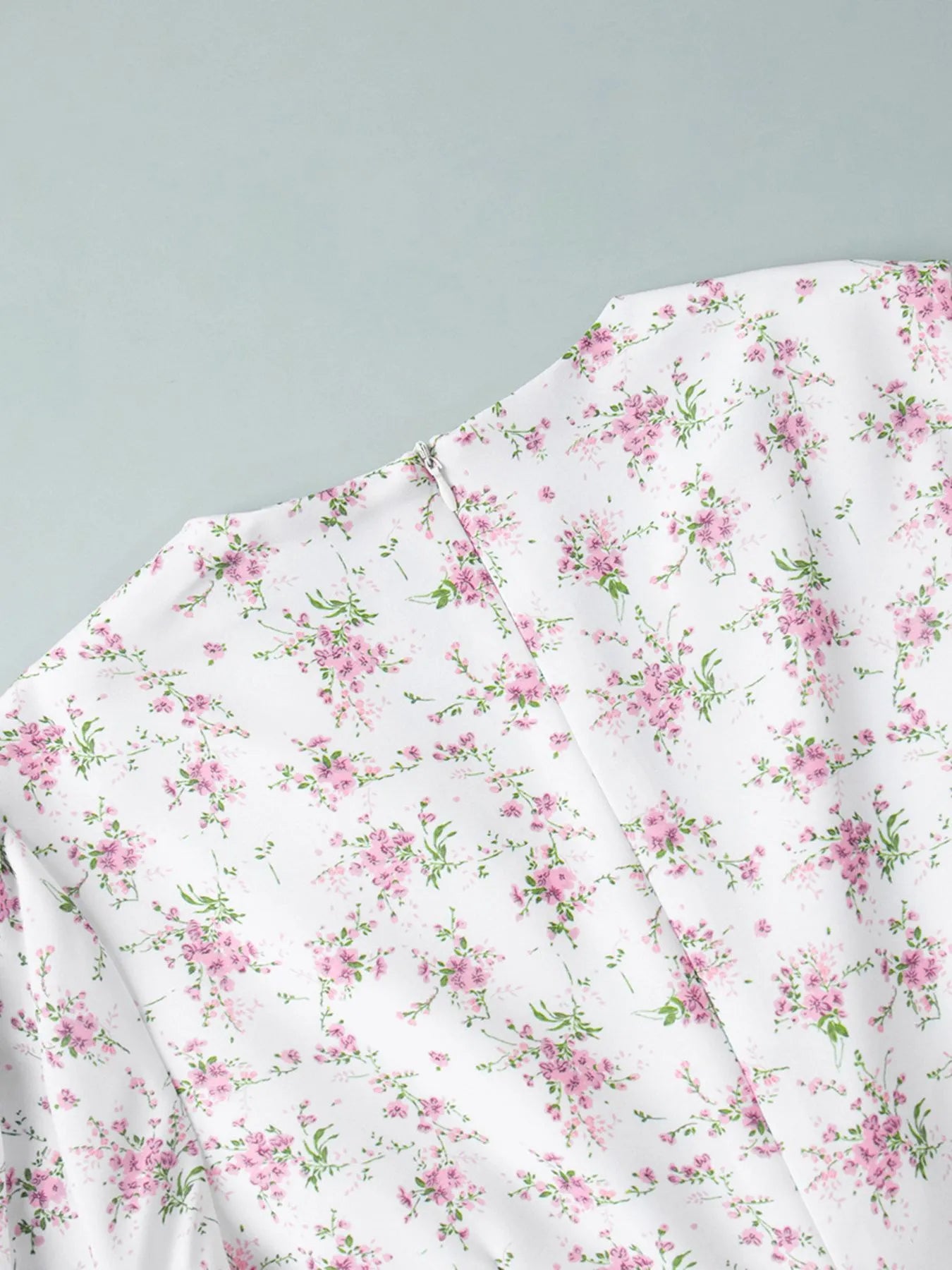 Floral Print Bodycon Cami Dress with Lace Trim.