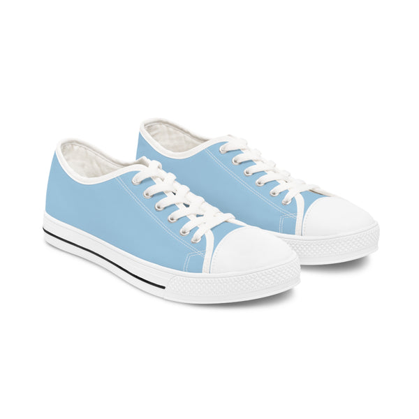 Baby Blue Women's Low Top Sneakers